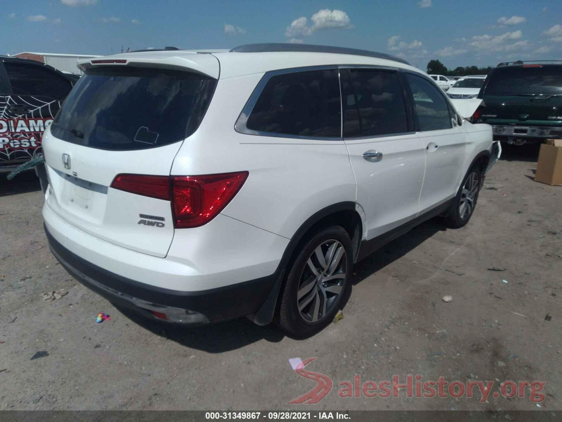 5FNYF6H93HB102042 2017 HONDA PILOT