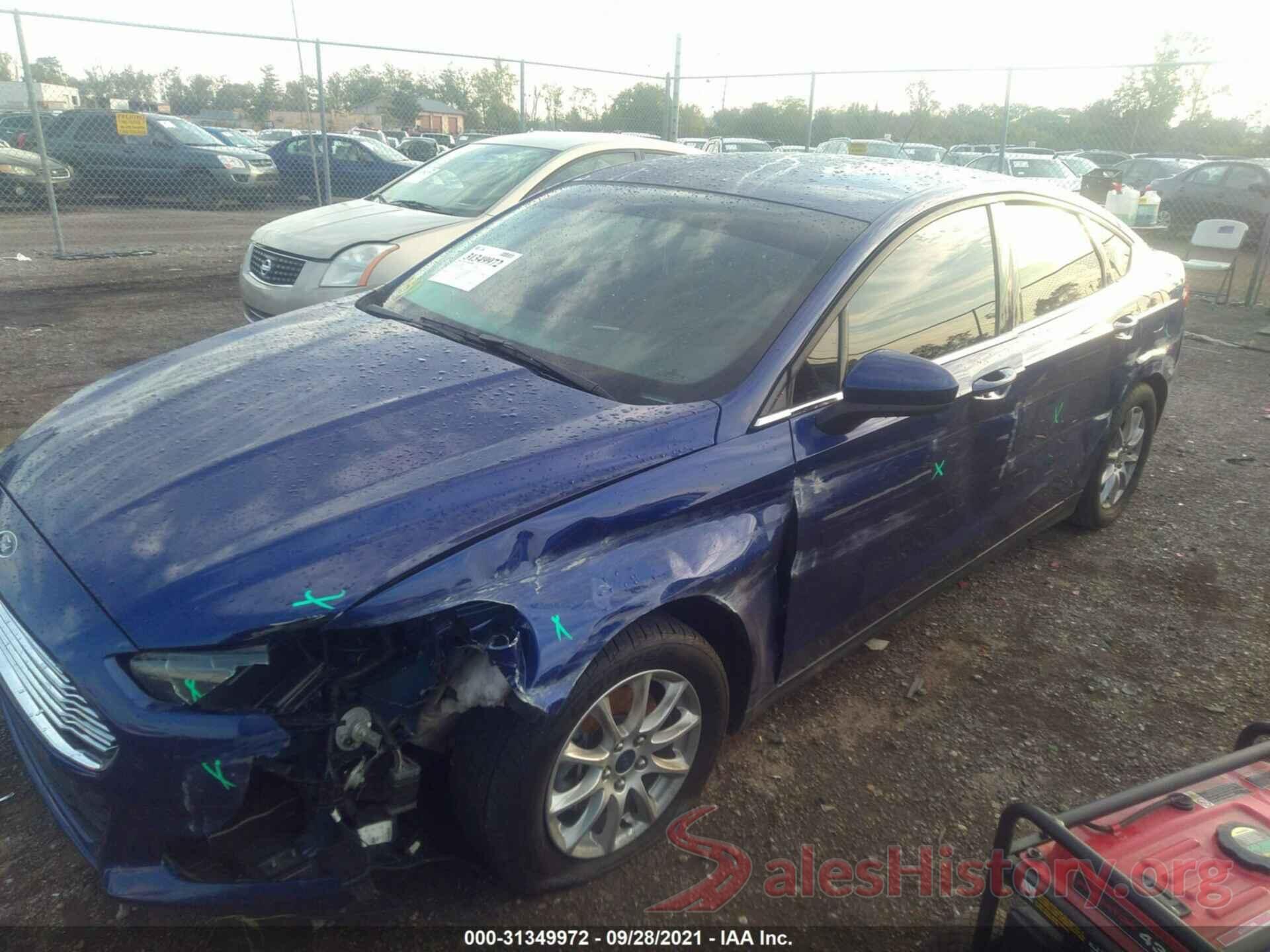 3FA6P0G75GR398265 2016 FORD FUSION