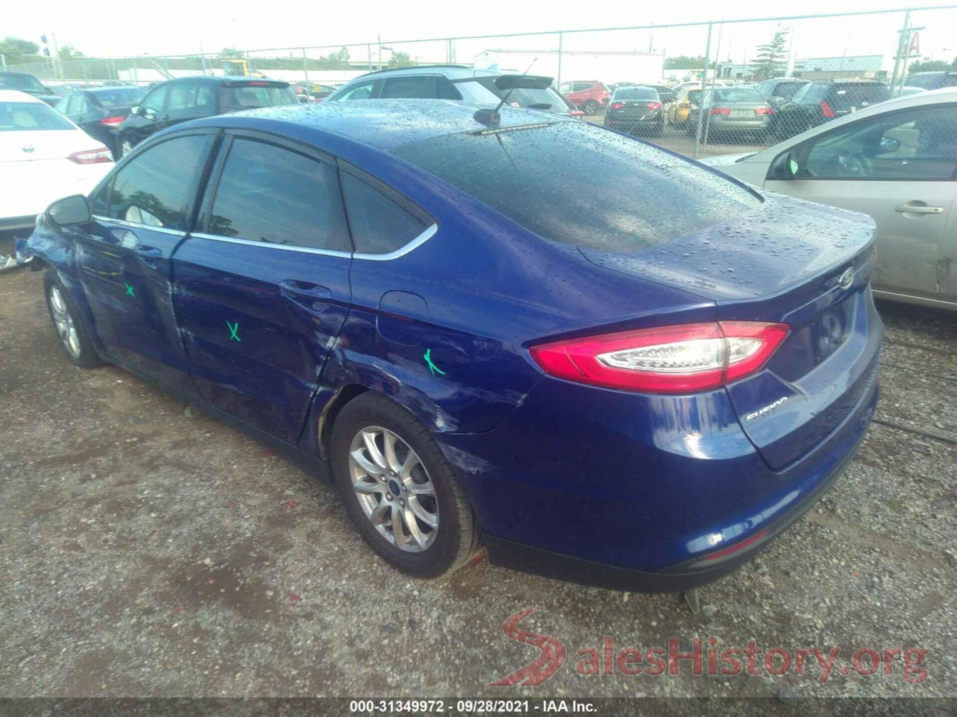 3FA6P0G75GR398265 2016 FORD FUSION