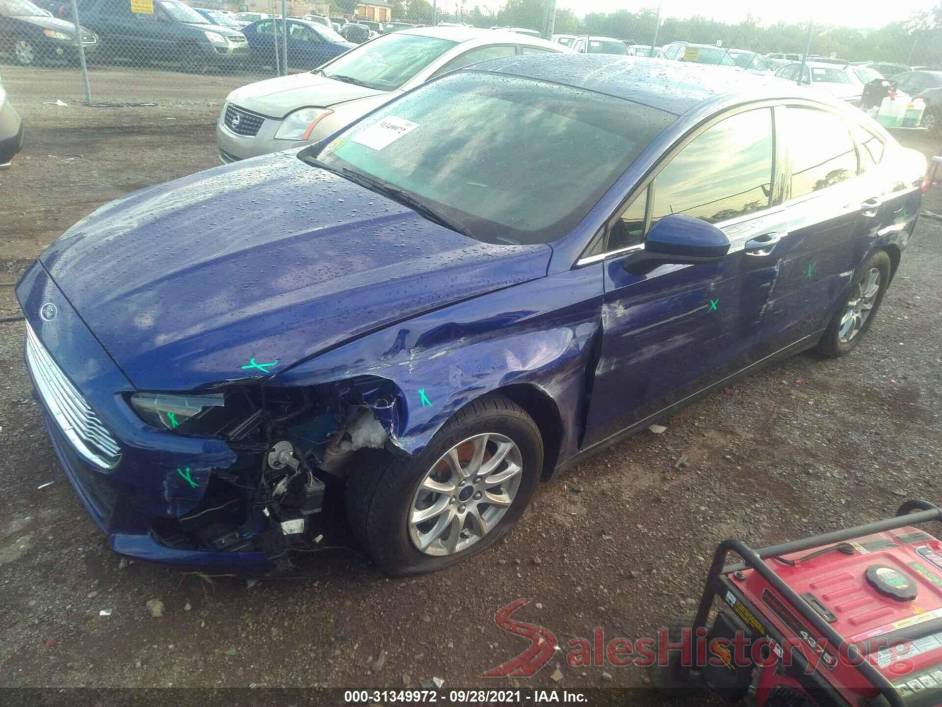 3FA6P0G75GR398265 2016 FORD FUSION