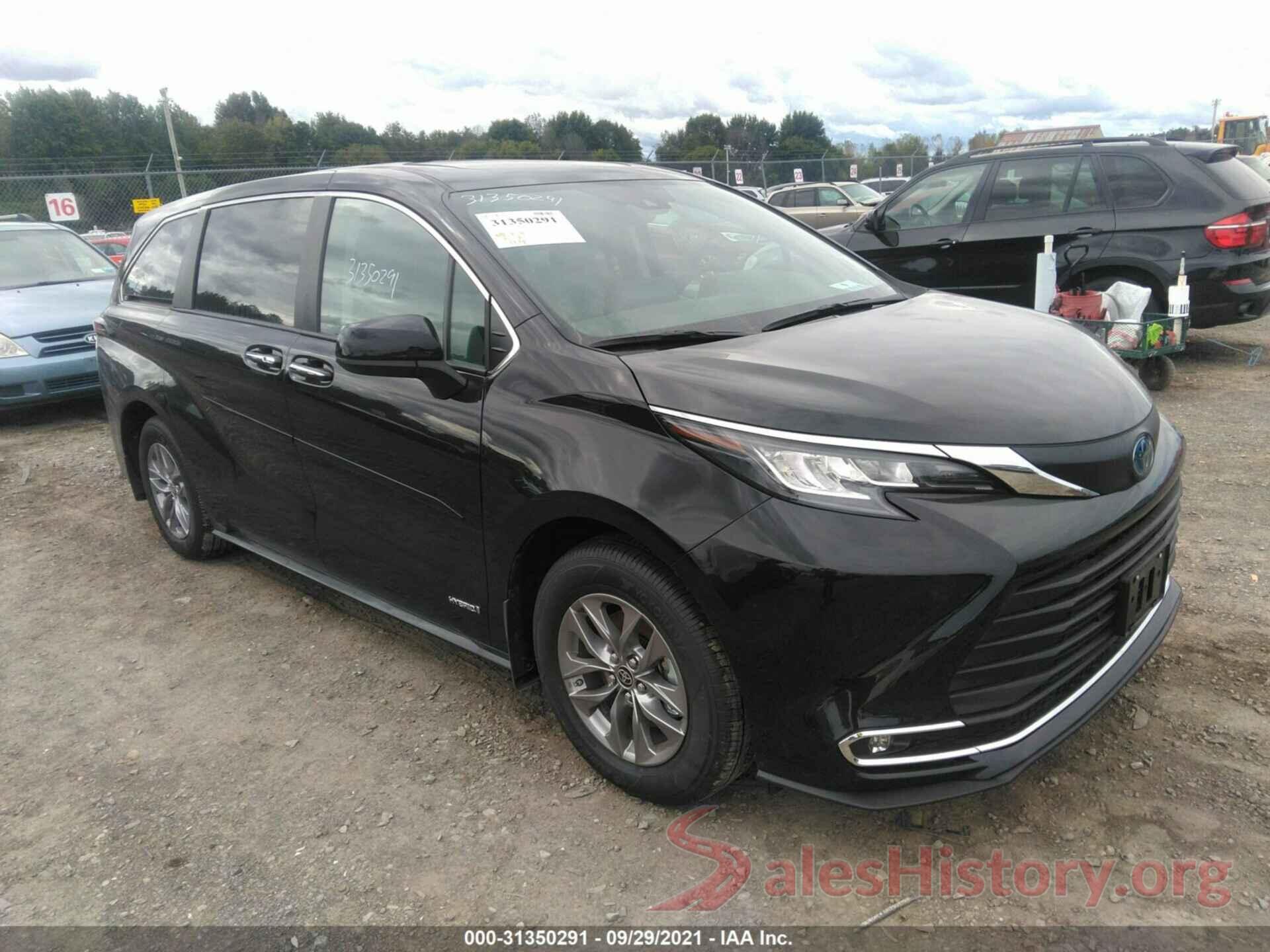 5TDYSKFC9MS024312 2021 TOYOTA SIENNA