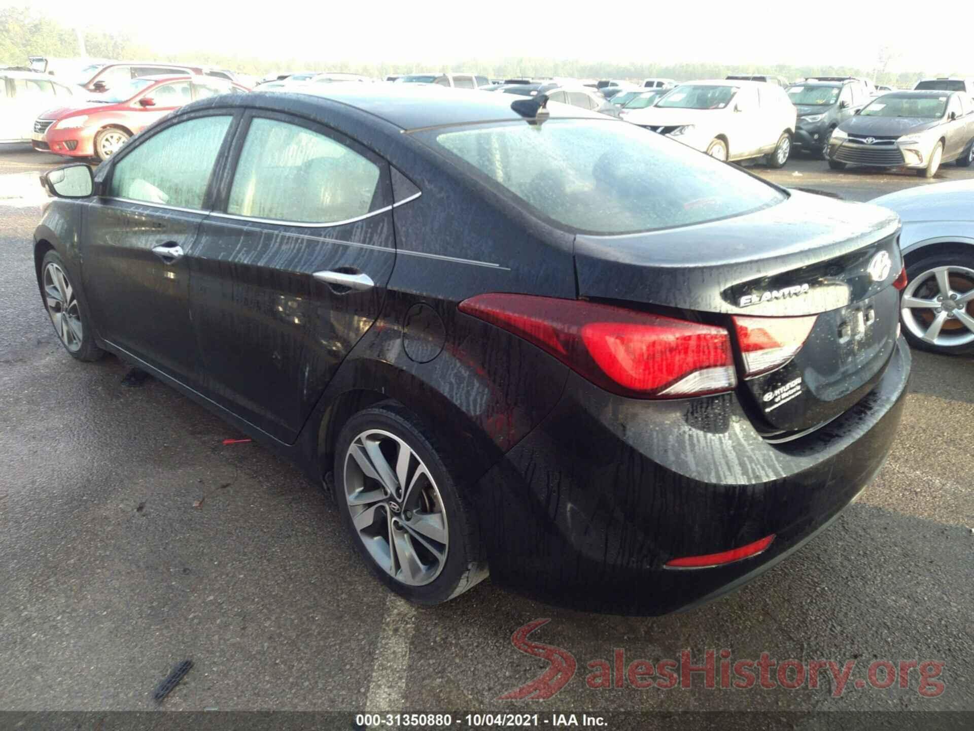 KMHDH4AE9GU552347 2016 HYUNDAI ELANTRA