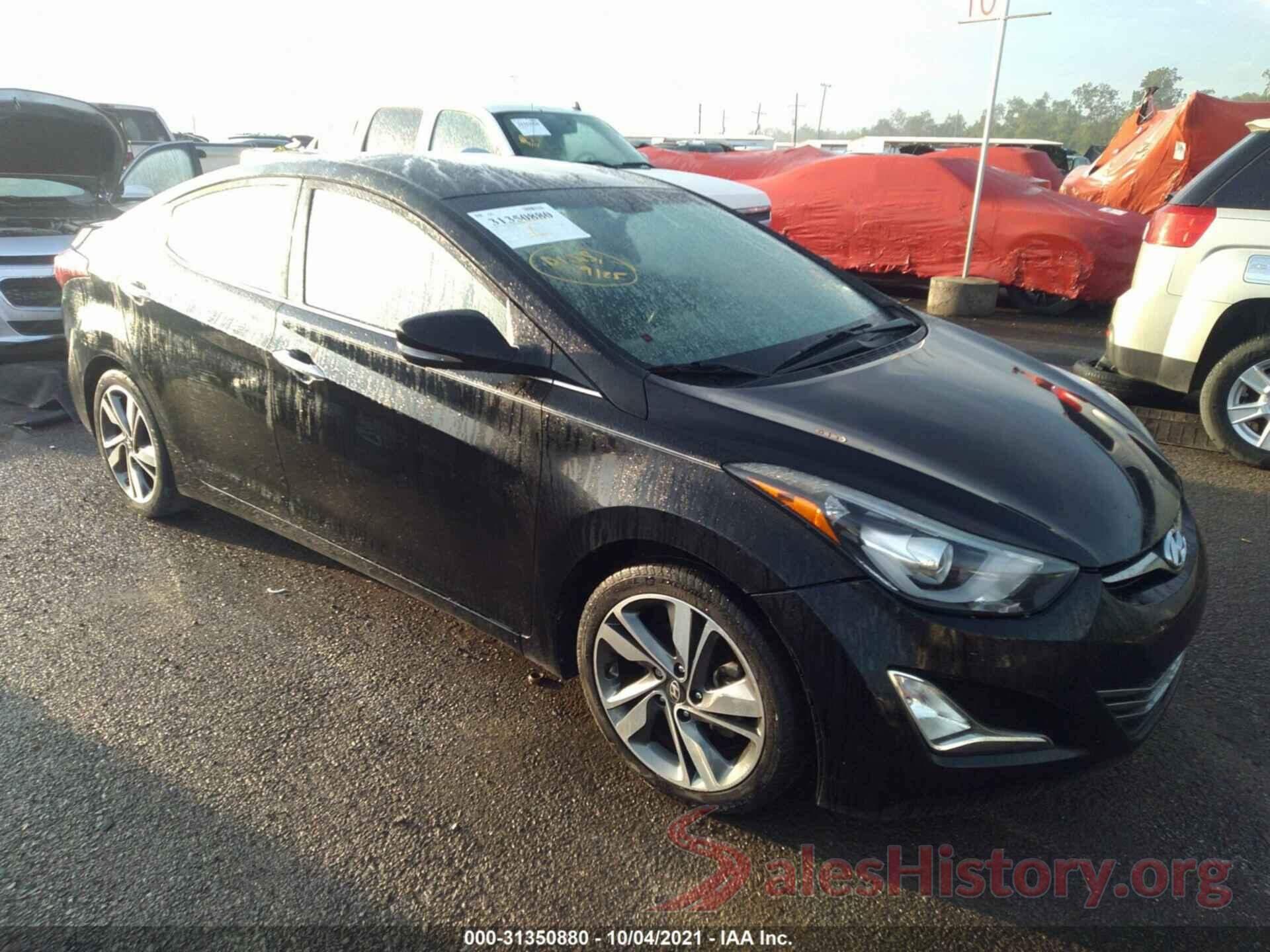 KMHDH4AE9GU552347 2016 HYUNDAI ELANTRA