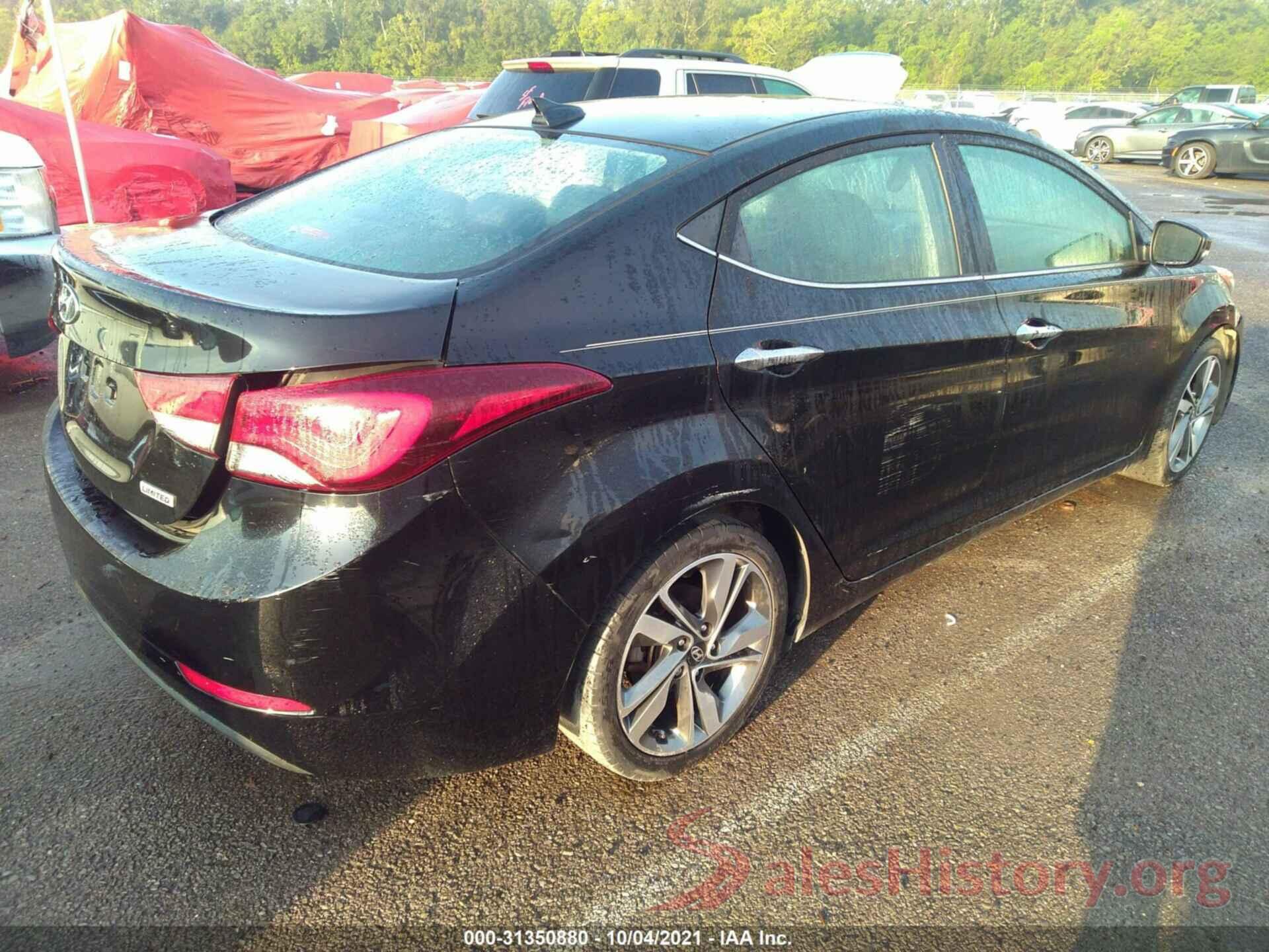 KMHDH4AE9GU552347 2016 HYUNDAI ELANTRA