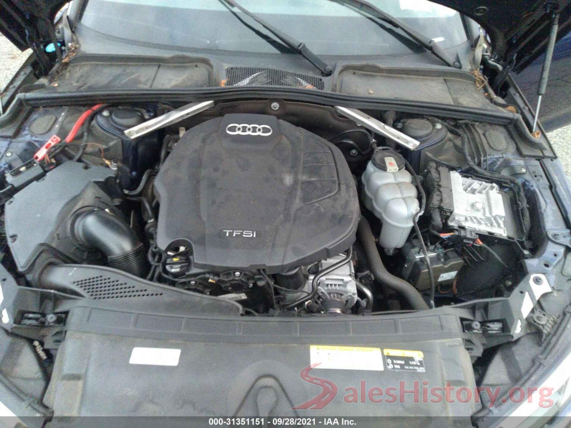 WAUDNAF49KN014422 2019 AUDI A4