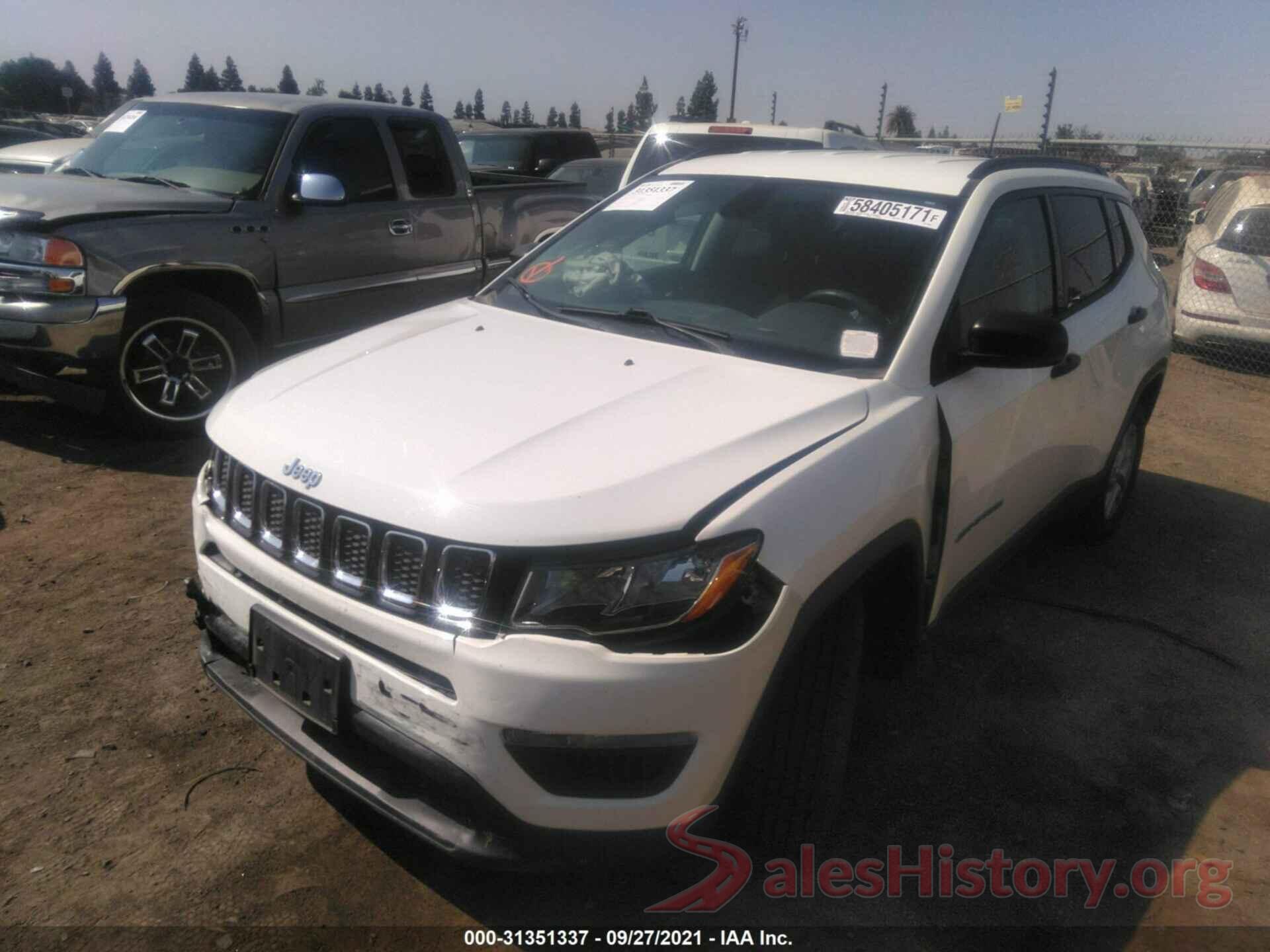 3C4NJCAB6JT226214 2018 JEEP COMPASS