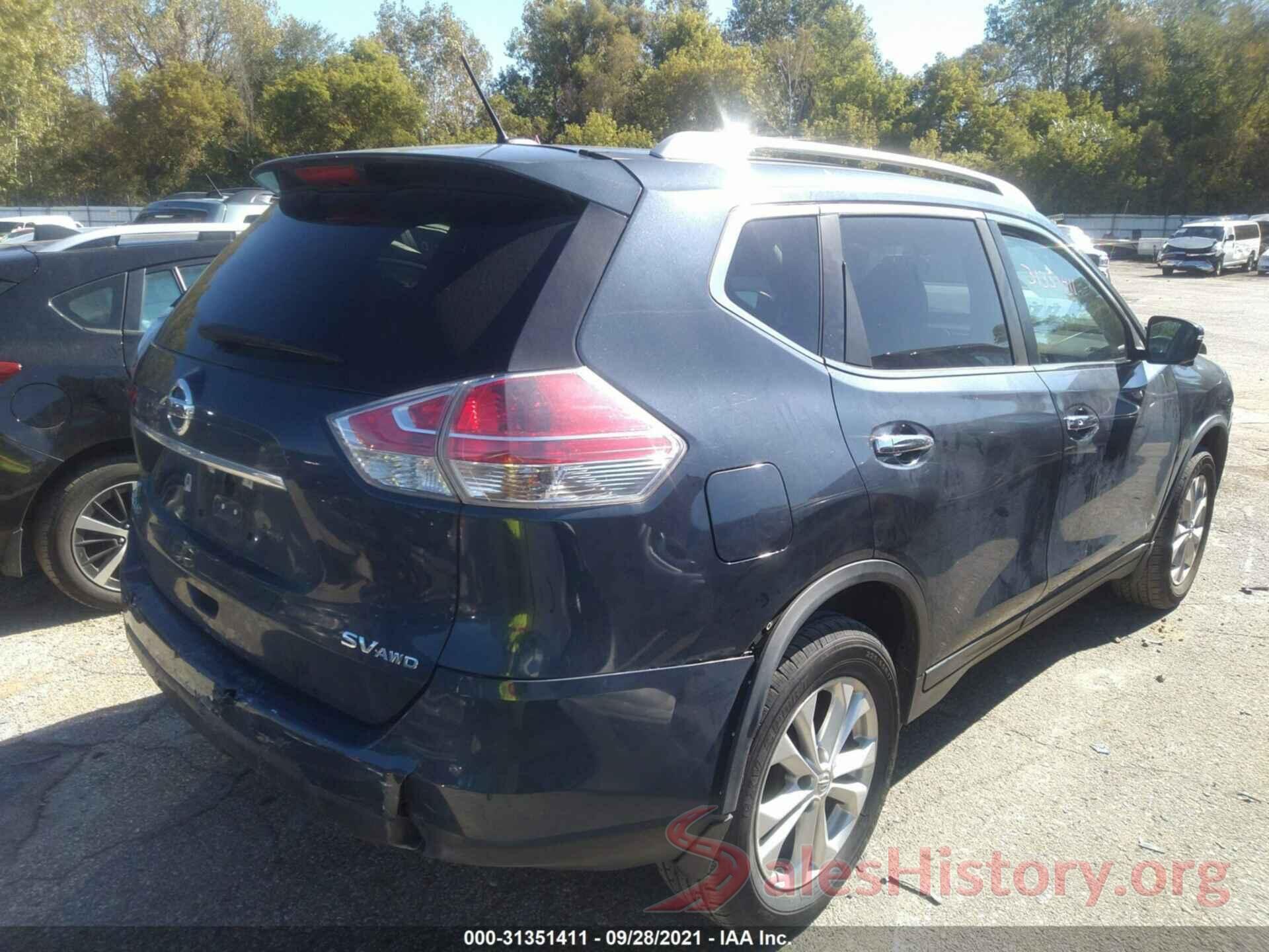 5N1AT2MV9GC800491 2016 NISSAN ROGUE