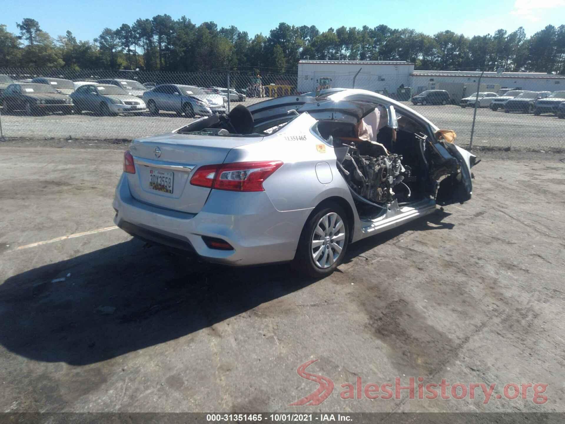 3N1AB7AP6KY360324 2019 NISSAN SENTRA