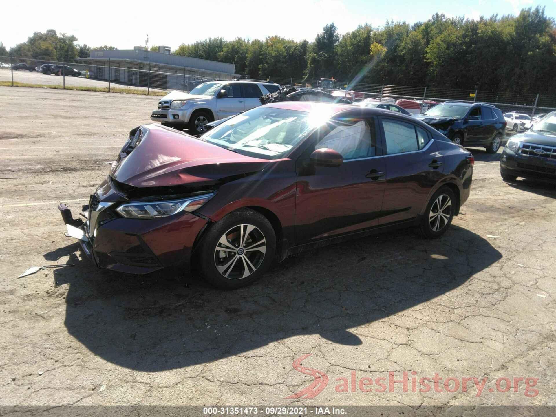 3N1AB8CV7MY202742 2021 NISSAN SENTRA