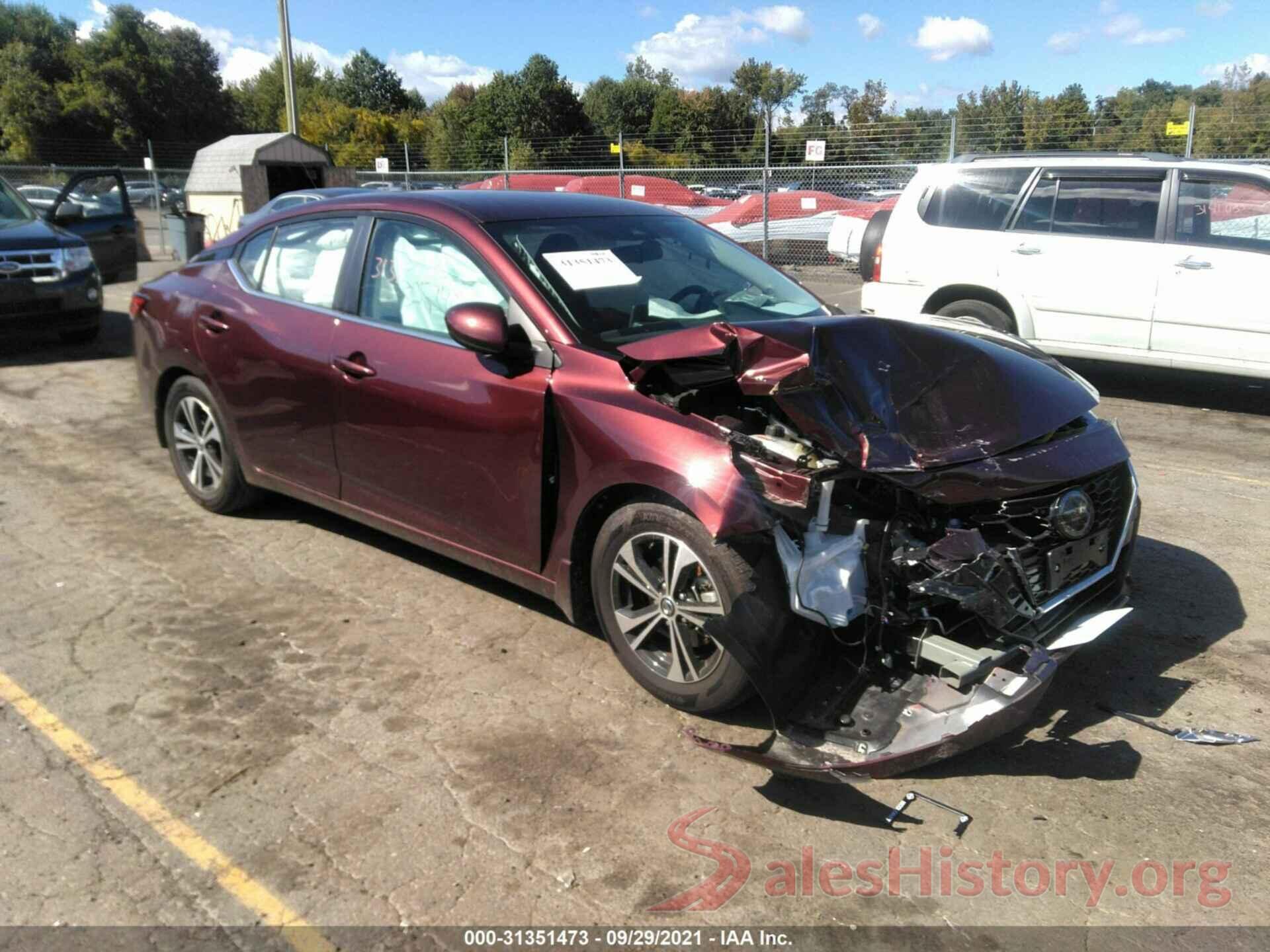 3N1AB8CV7MY202742 2021 NISSAN SENTRA