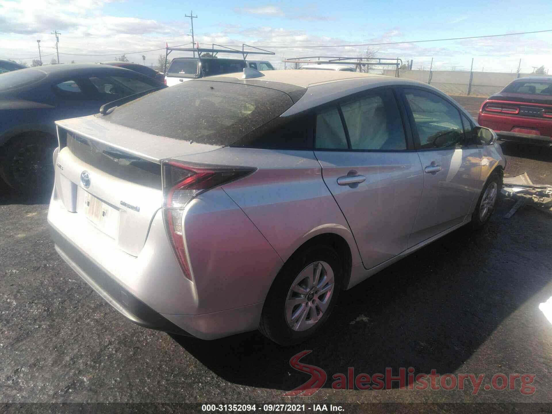 JTDKBRFUXG3529546 2016 TOYOTA PRIUS