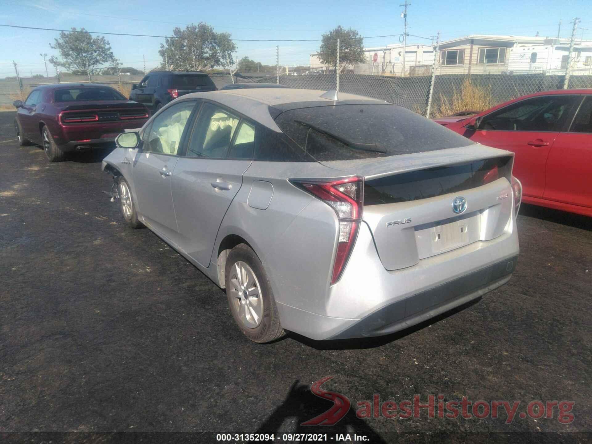 JTDKBRFUXG3529546 2016 TOYOTA PRIUS