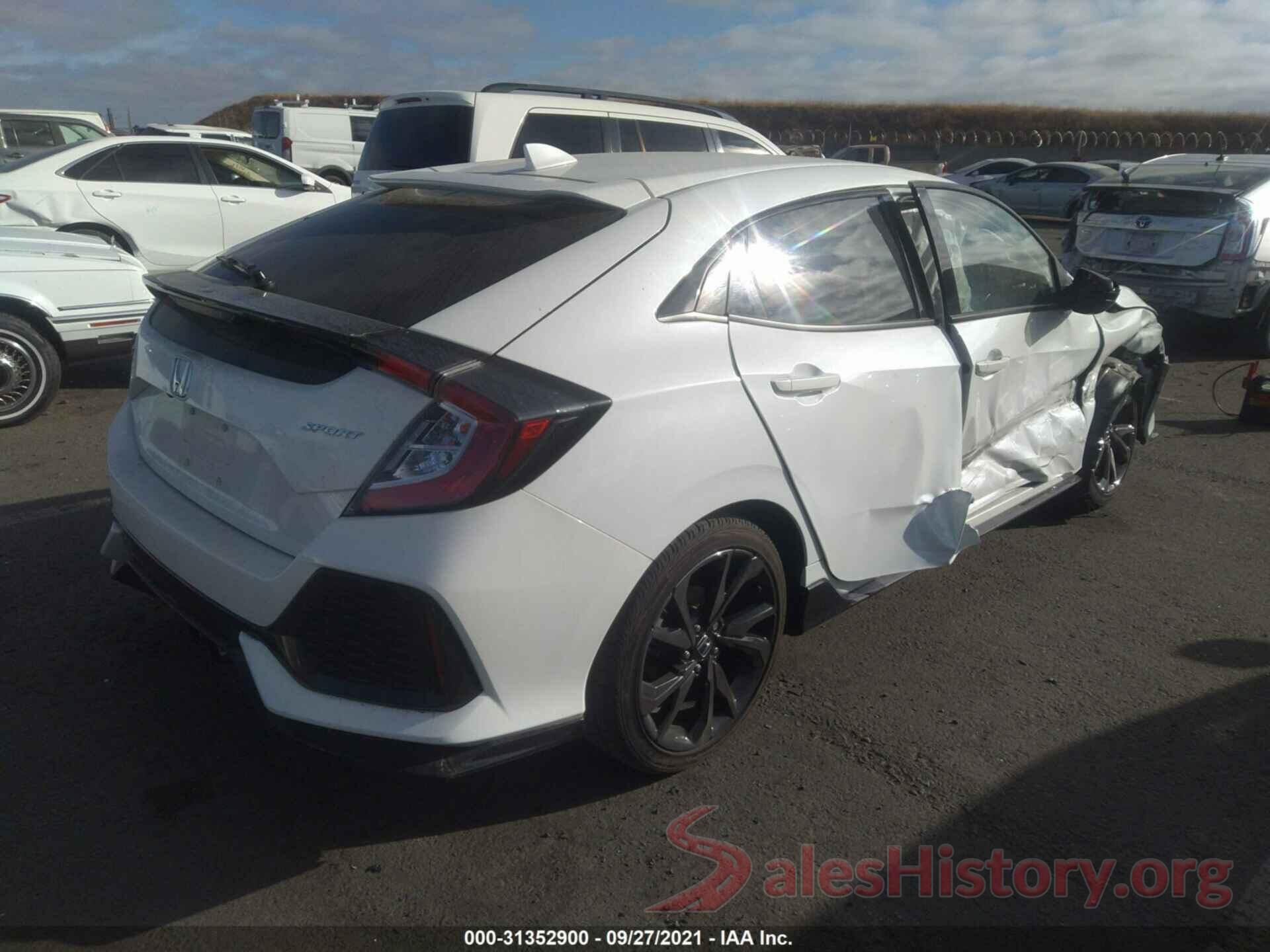 SHHFK7H49KU414191 2019 HONDA CIVIC HATCHBACK