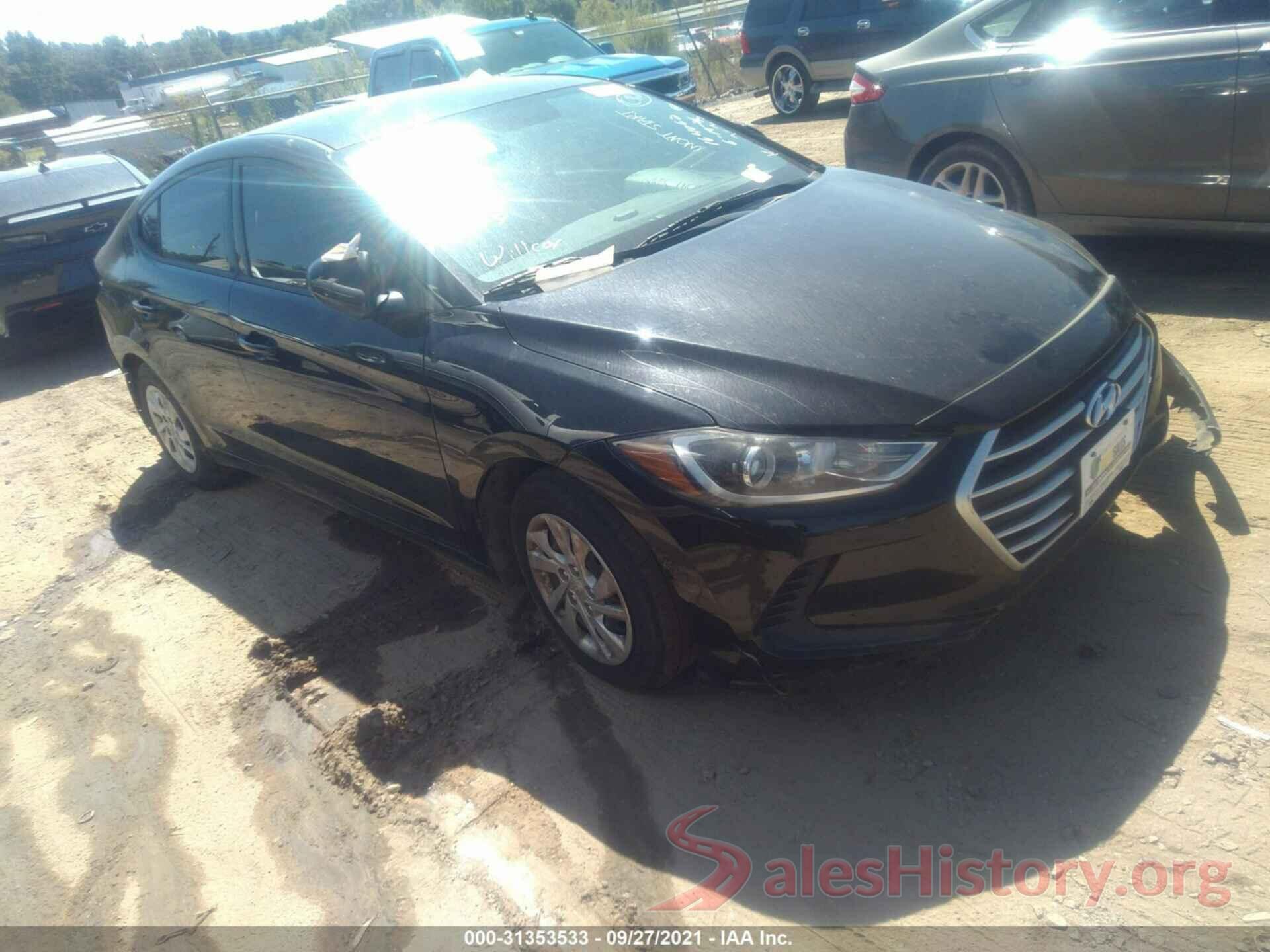 5NPD74LF2HH164062 2017 HYUNDAI ELANTRA