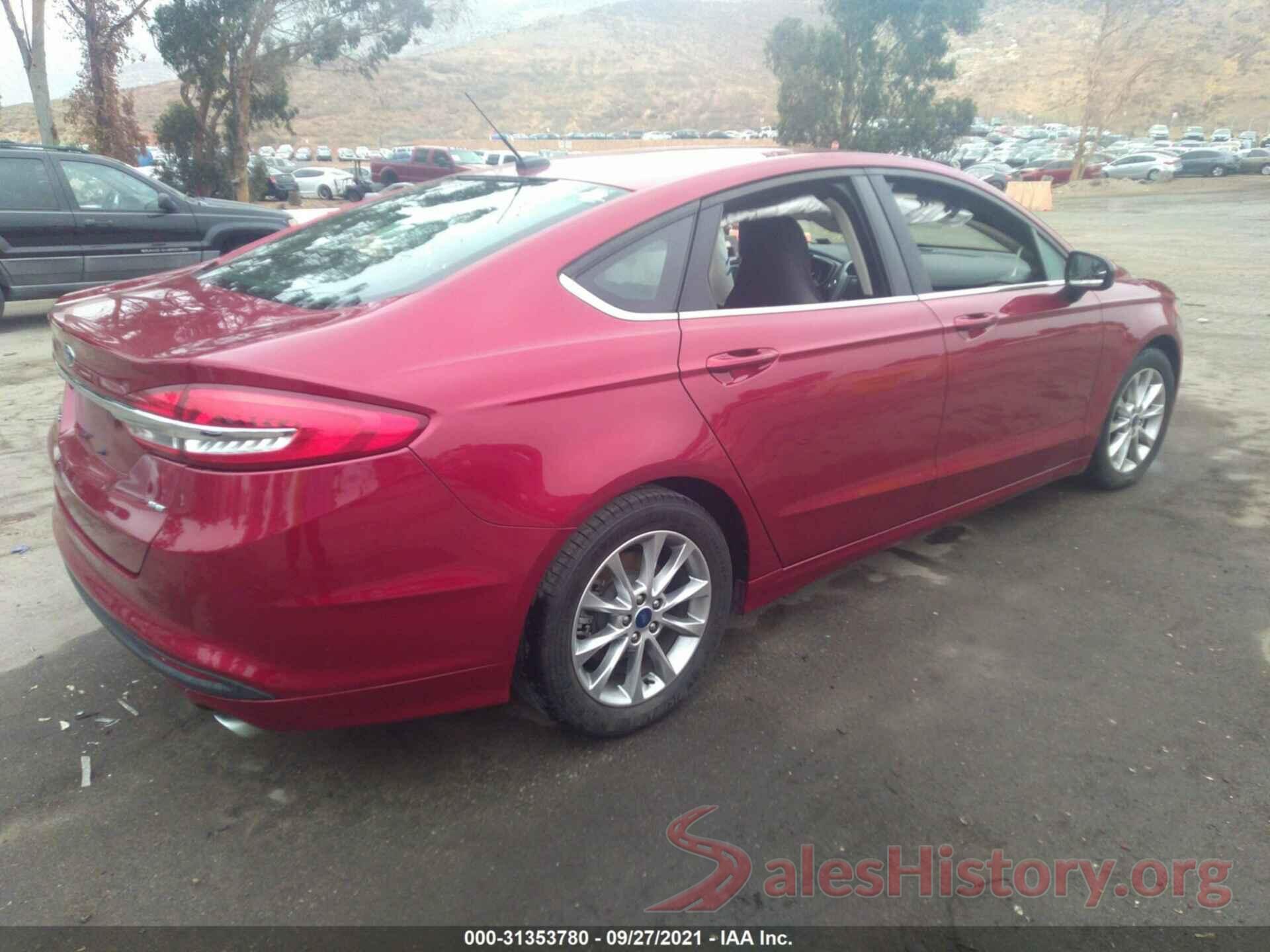 3FA6P0H76HR373570 2017 FORD FUSION