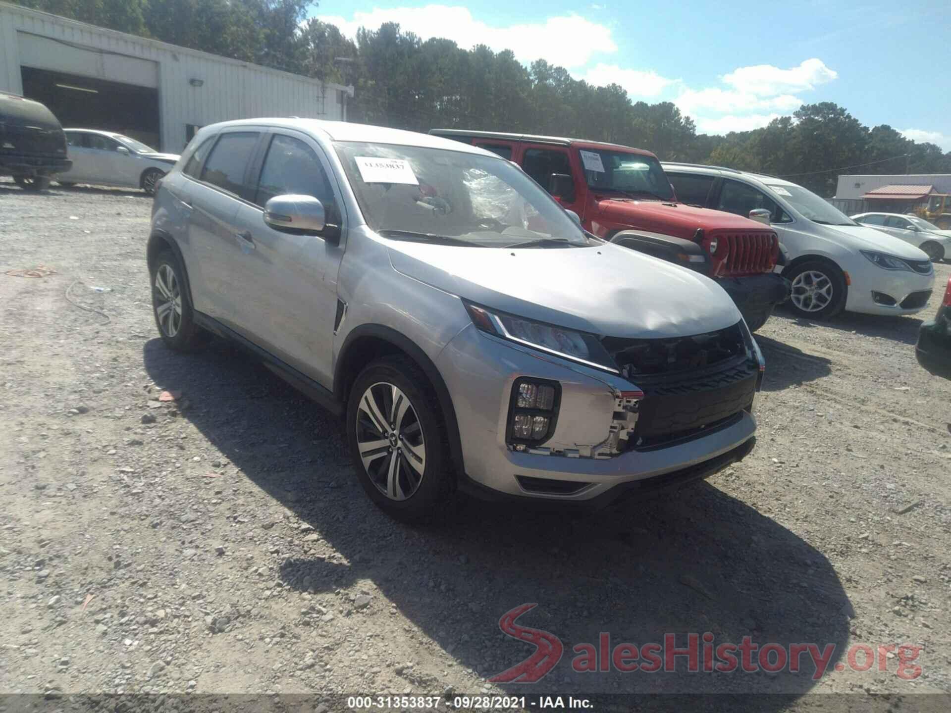 JA4APVAU0MU019221 2021 MITSUBISHI OUTLANDER SPORT