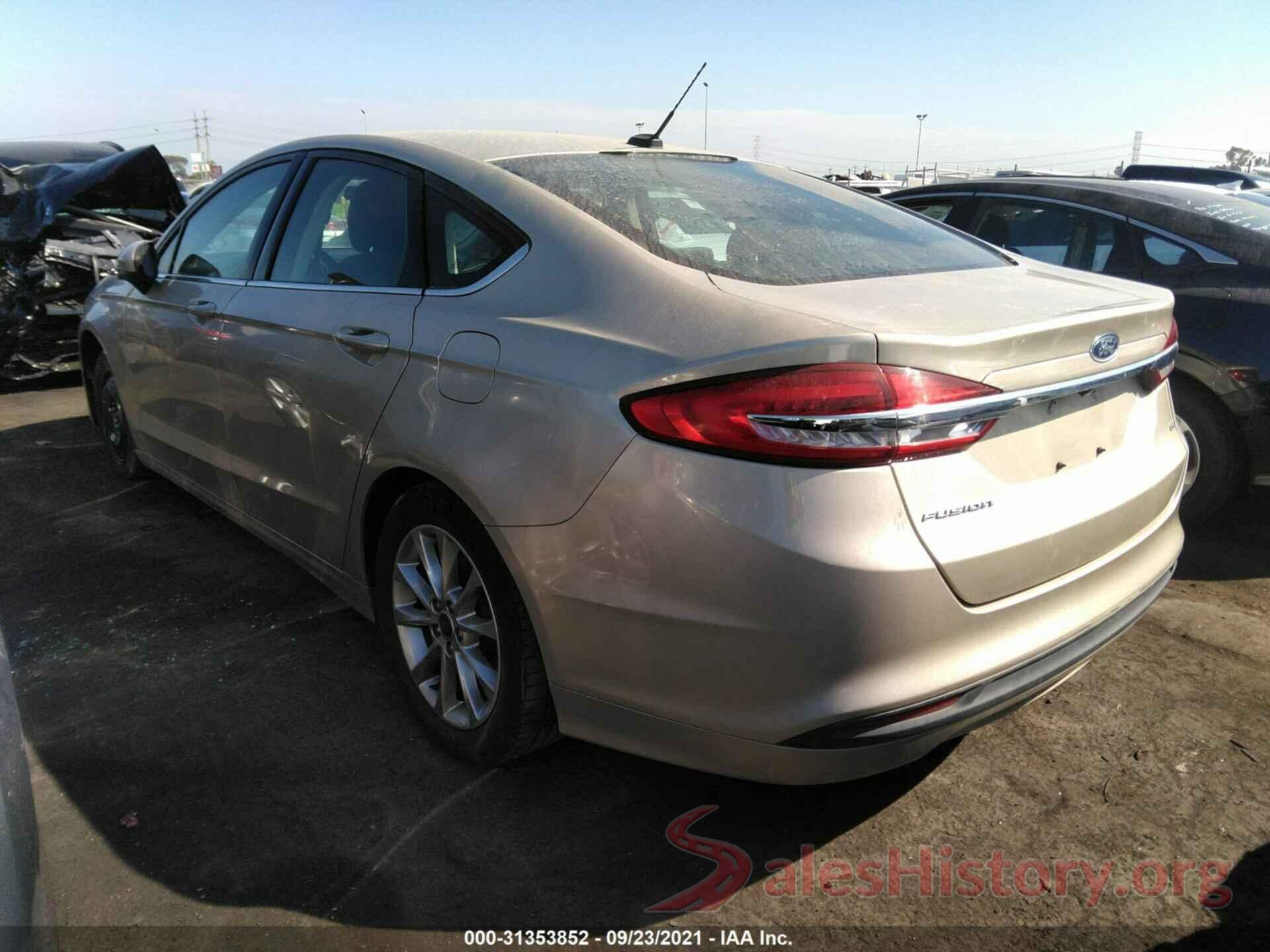 3FA6P0H71HR201320 2017 FORD FUSION