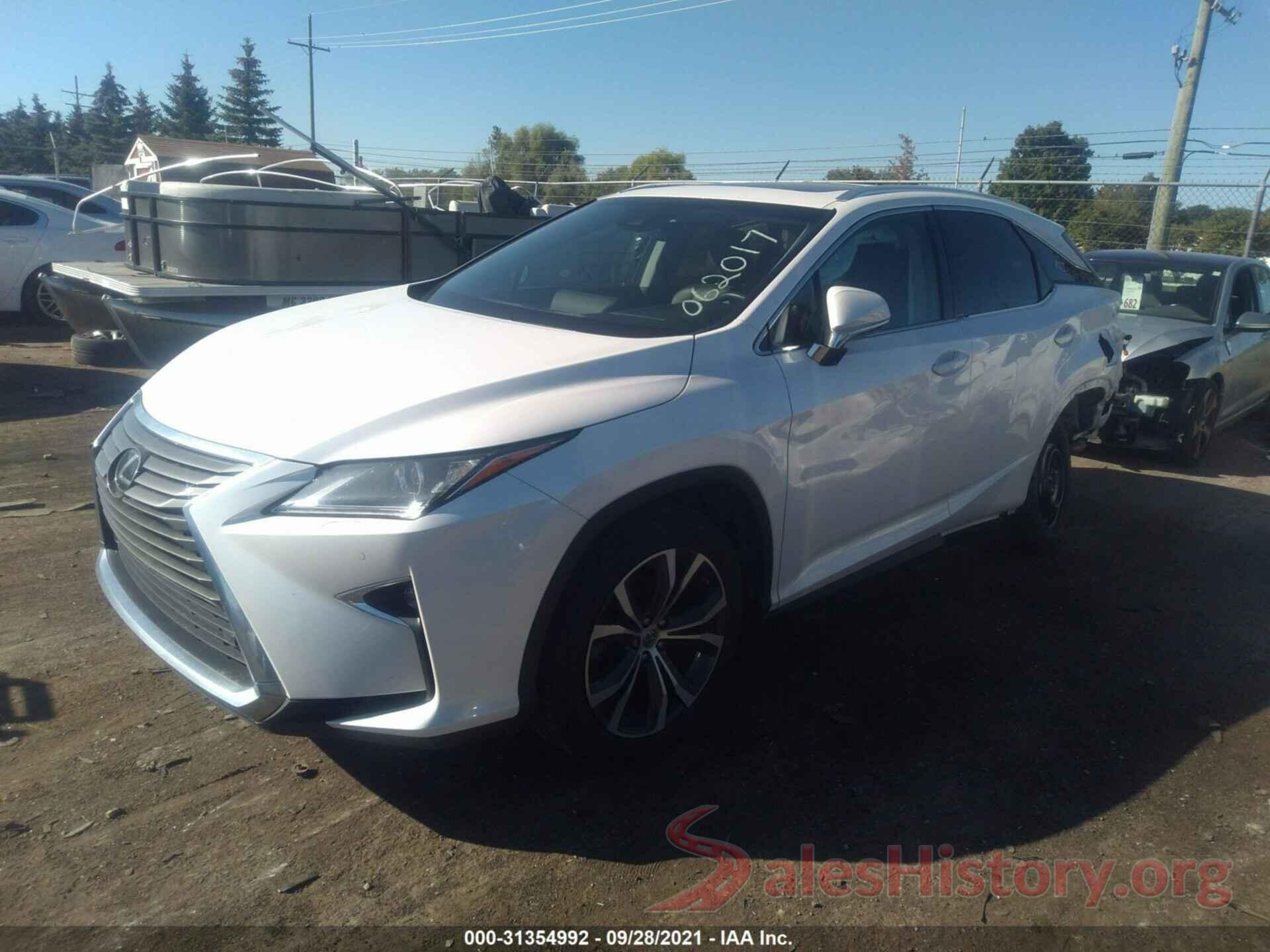 2T2BZMCA7HC062017 2017 LEXUS RX