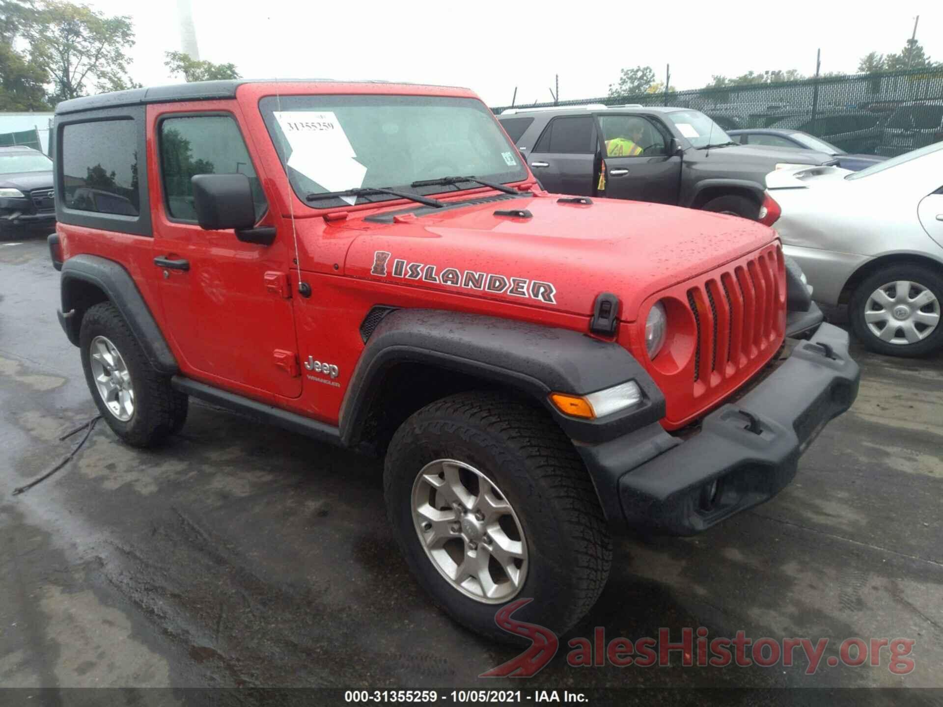 1C4GJXAN8MW557563 2021 JEEP WRANGLER