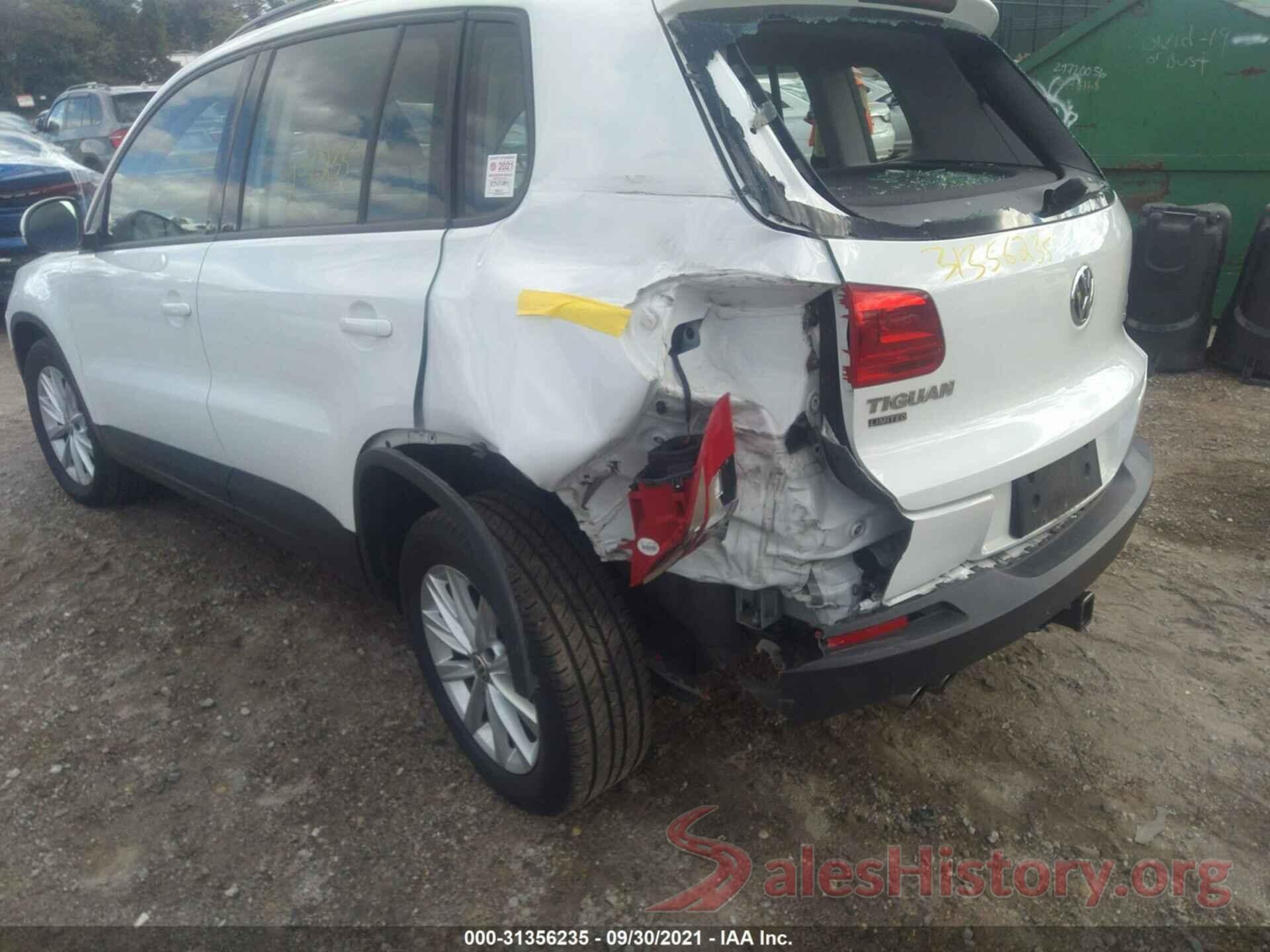 WVGBV7AX9HK054164 2017 VOLKSWAGEN TIGUAN