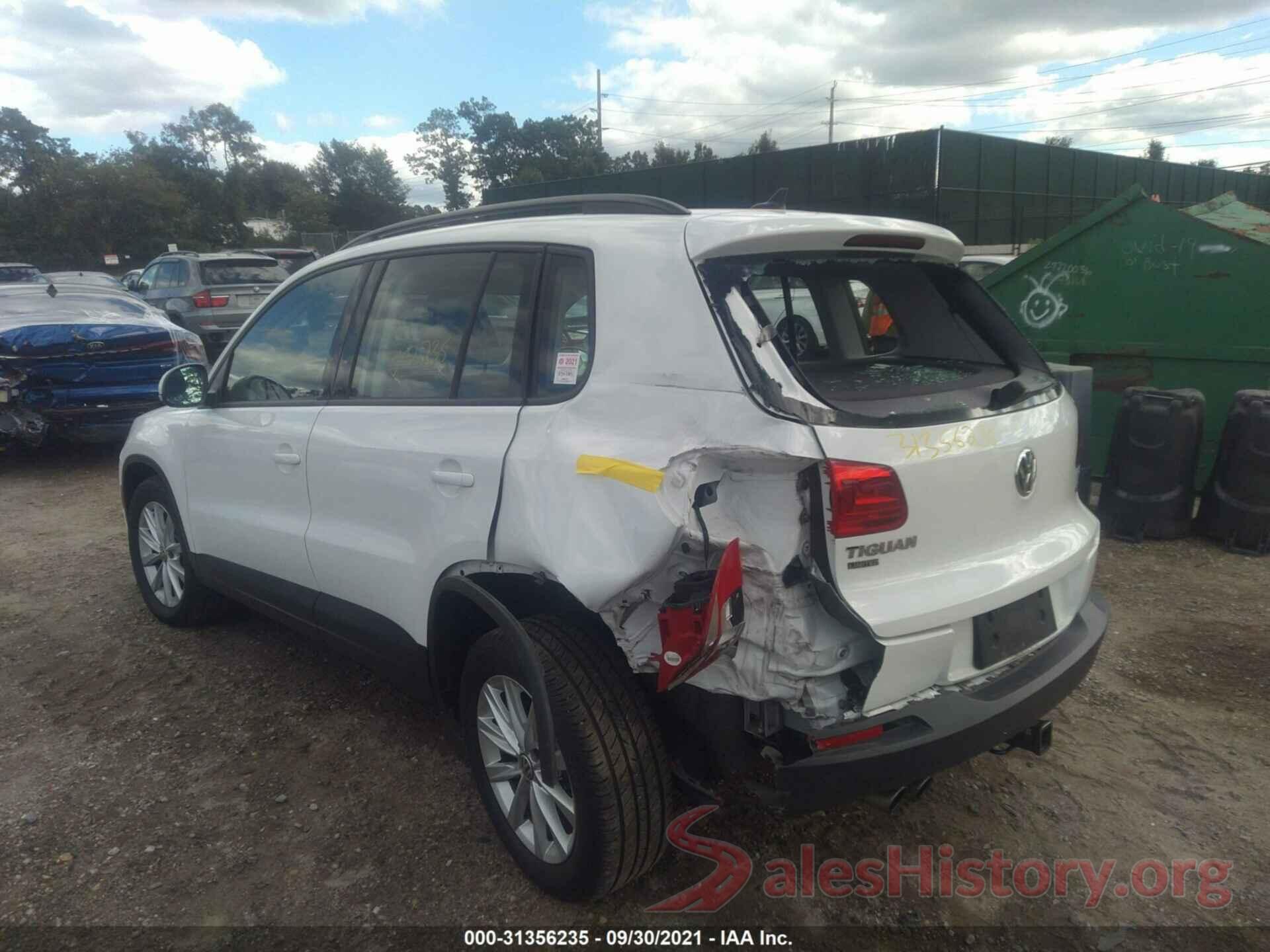 WVGBV7AX9HK054164 2017 VOLKSWAGEN TIGUAN