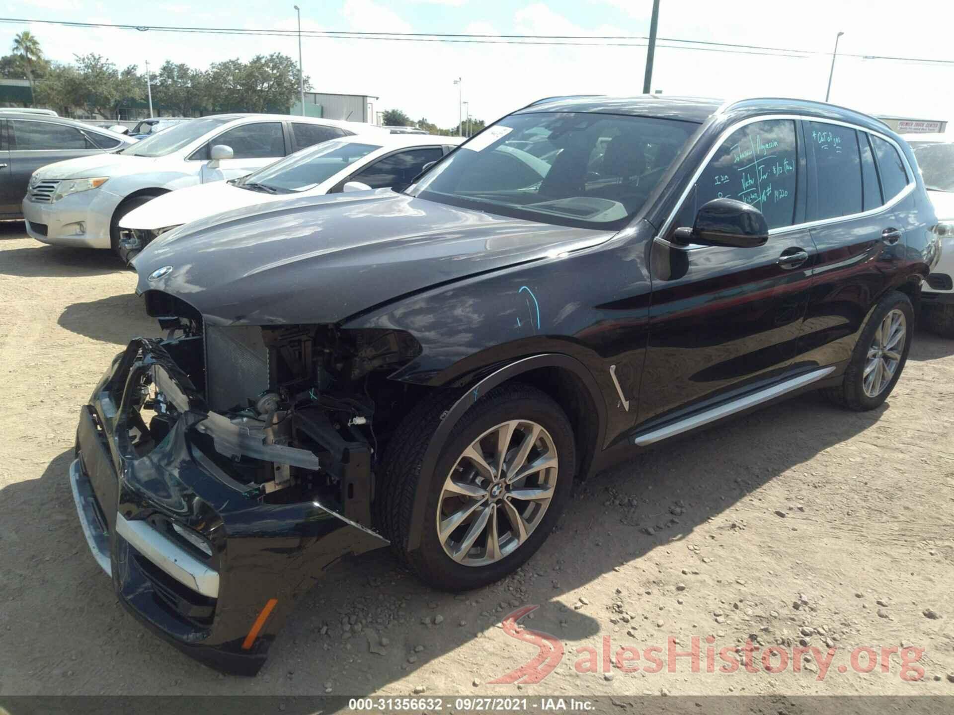 5UXTR7C57KLF34716 2019 BMW X3