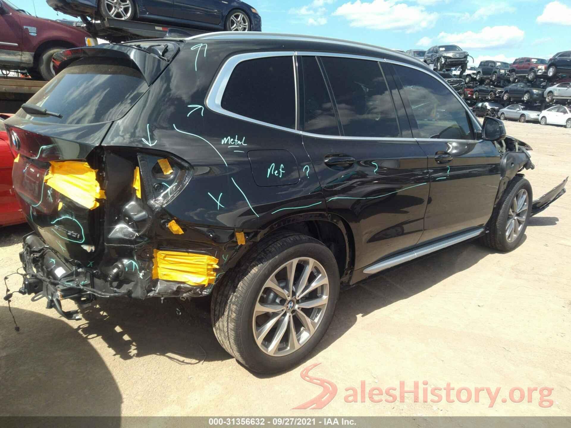 5UXTR7C57KLF34716 2019 BMW X3