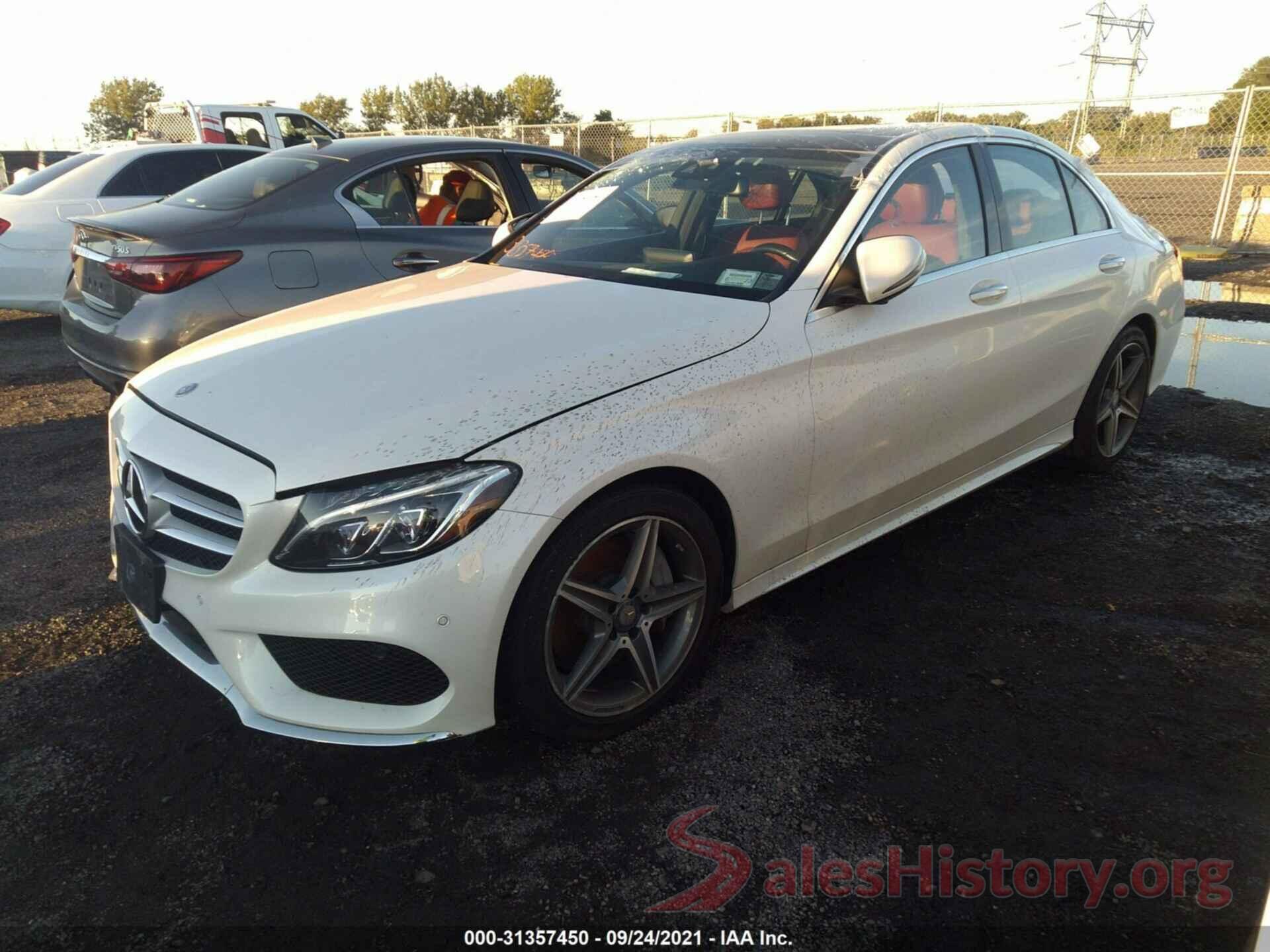 55SWF4KBXGU142803 2016 MERCEDES-BENZ C-CLASS