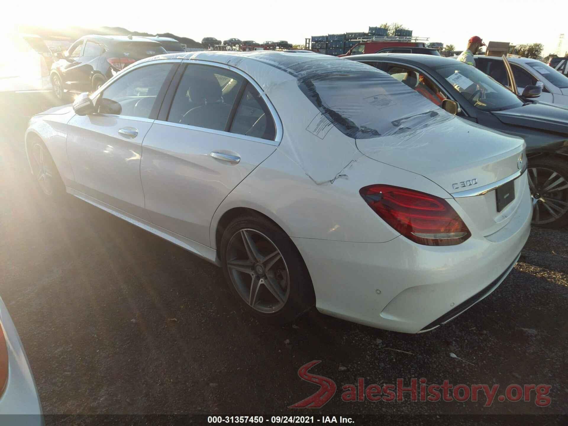 55SWF4KBXGU142803 2016 MERCEDES-BENZ C-CLASS