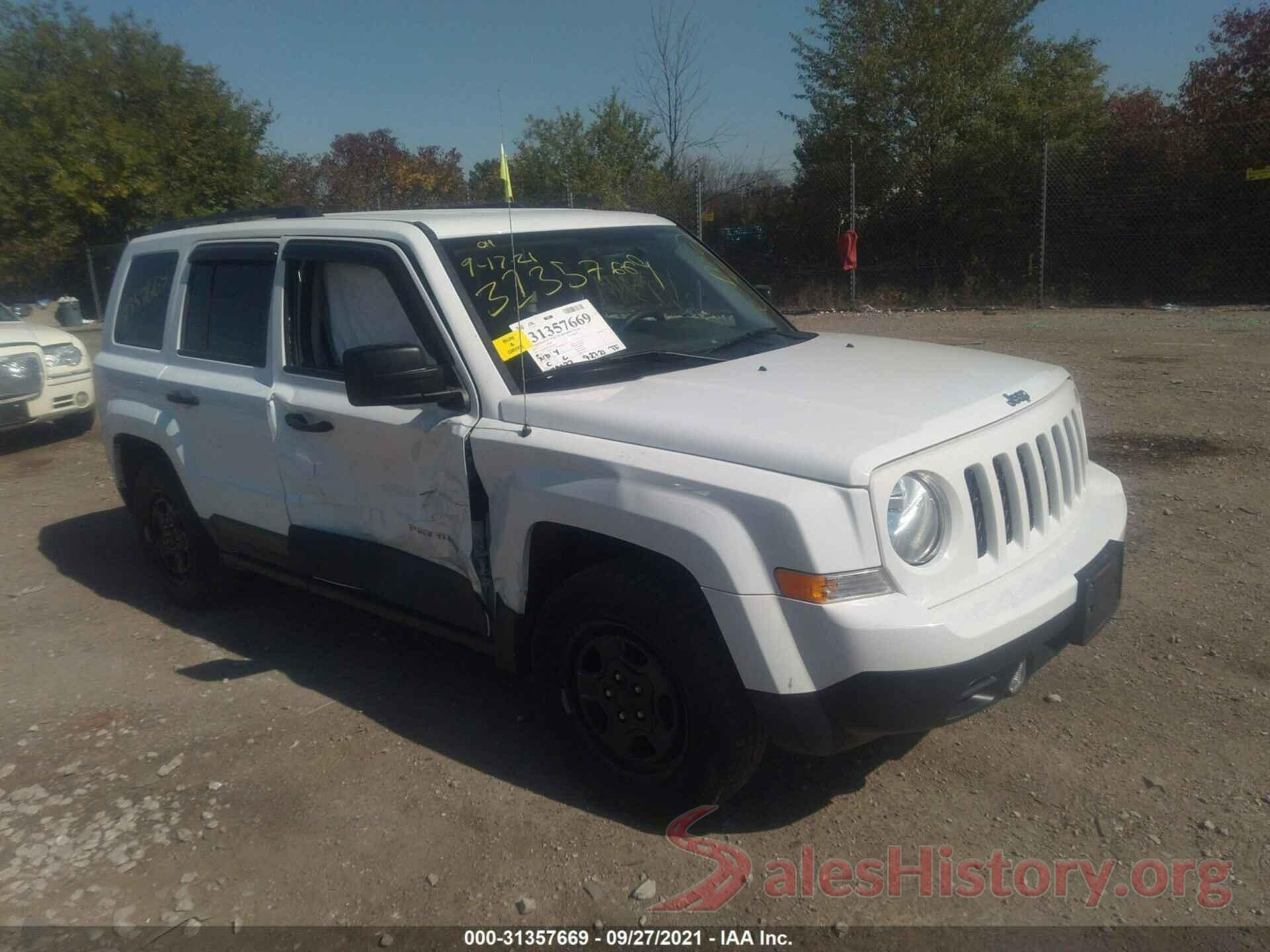 1C4NJPBB5HD203657 2017 JEEP PATRIOT