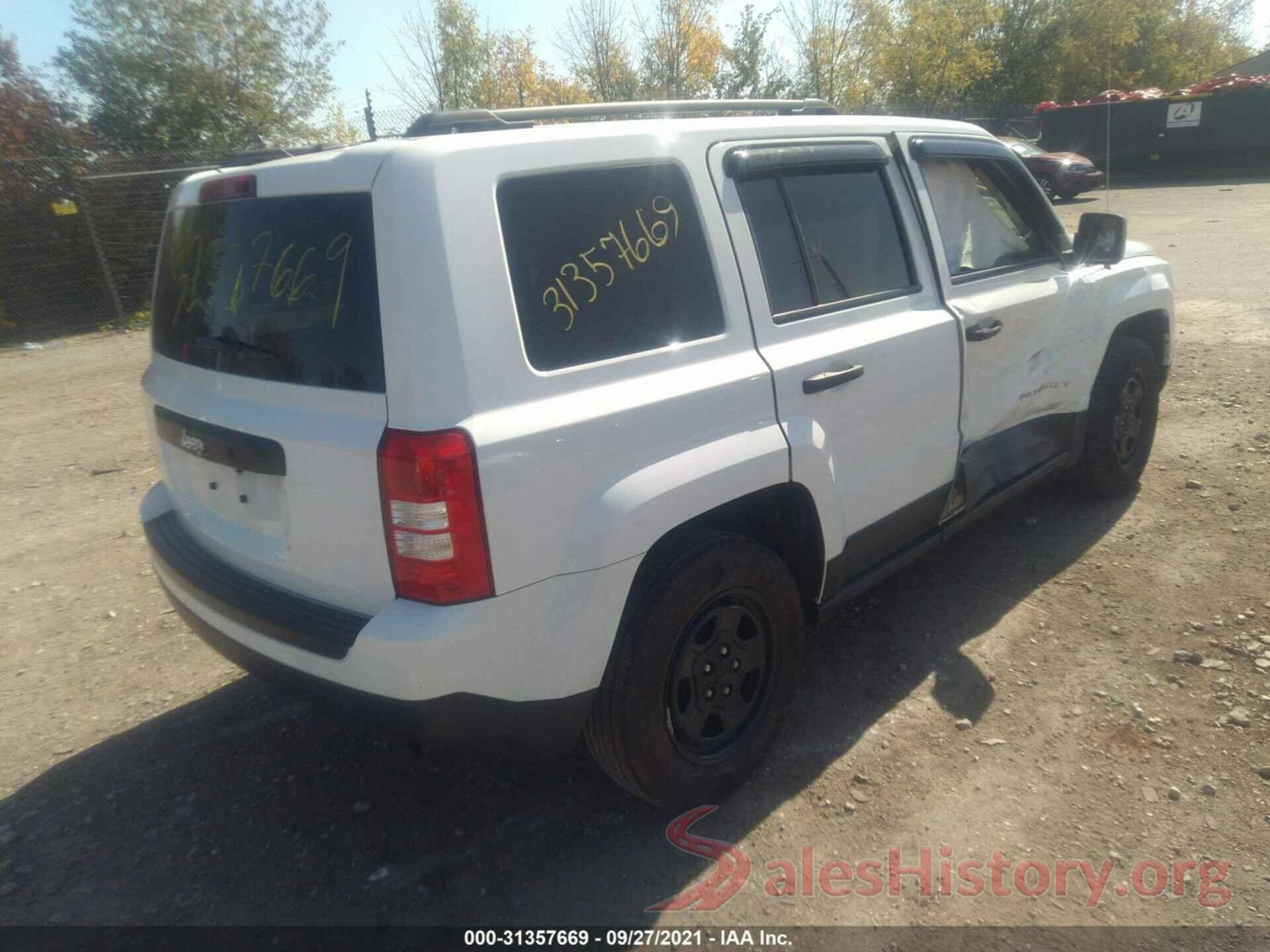 1C4NJPBB5HD203657 2017 JEEP PATRIOT