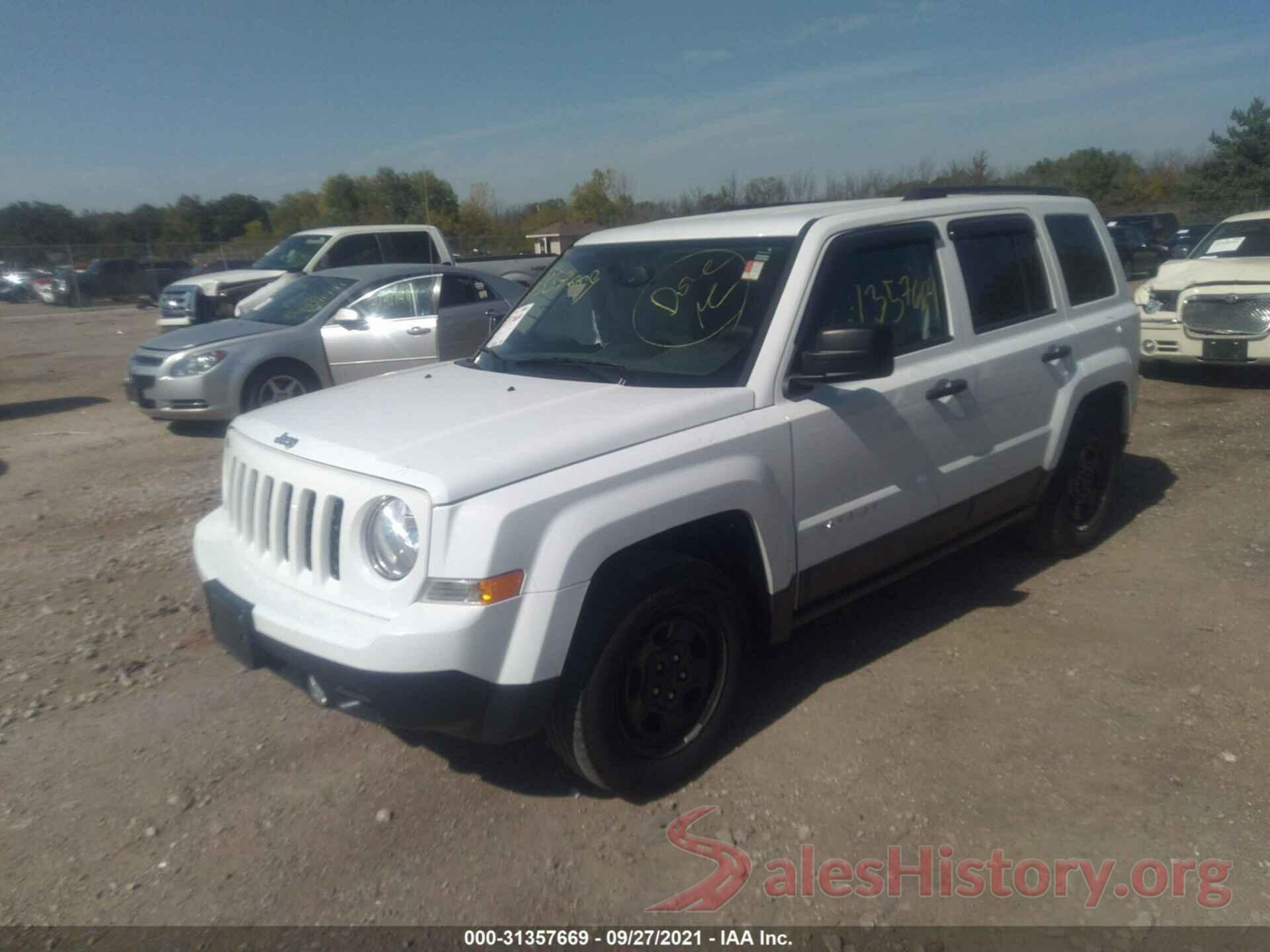 1C4NJPBB5HD203657 2017 JEEP PATRIOT