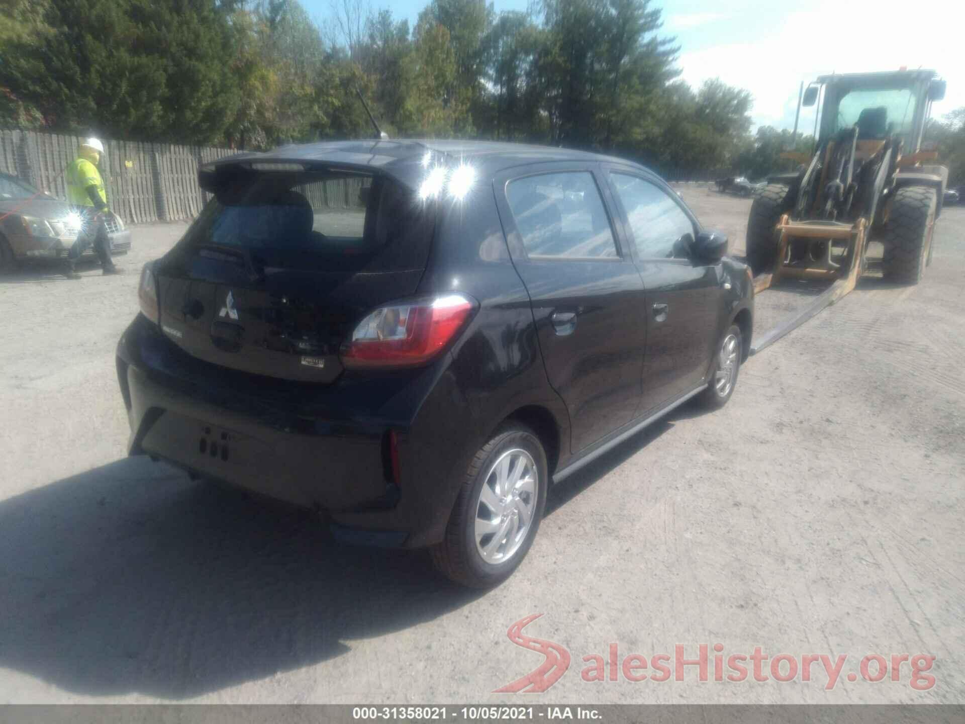 ML32AUHJ0MH008412 2021 MITSUBISHI MIRAGE