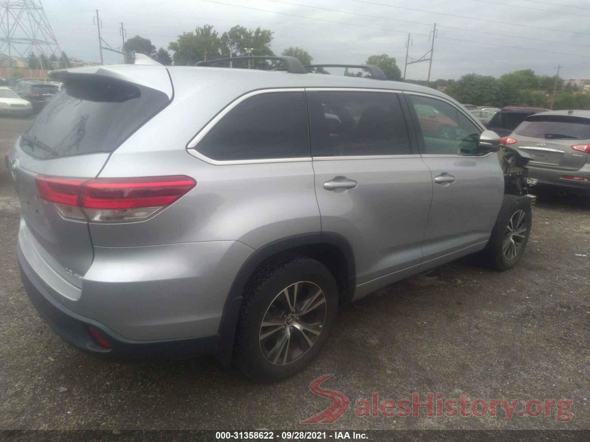 5TDBZRFH0HS463975 2017 TOYOTA HIGHLANDER