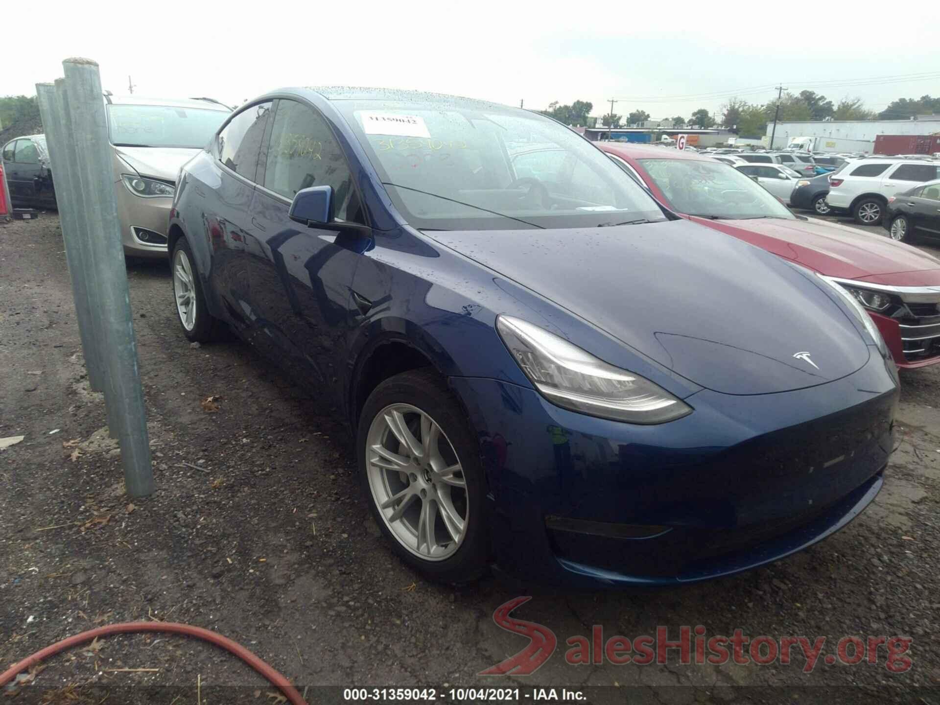 5YJYGDEE5LF045287 2020 TESLA MODEL Y