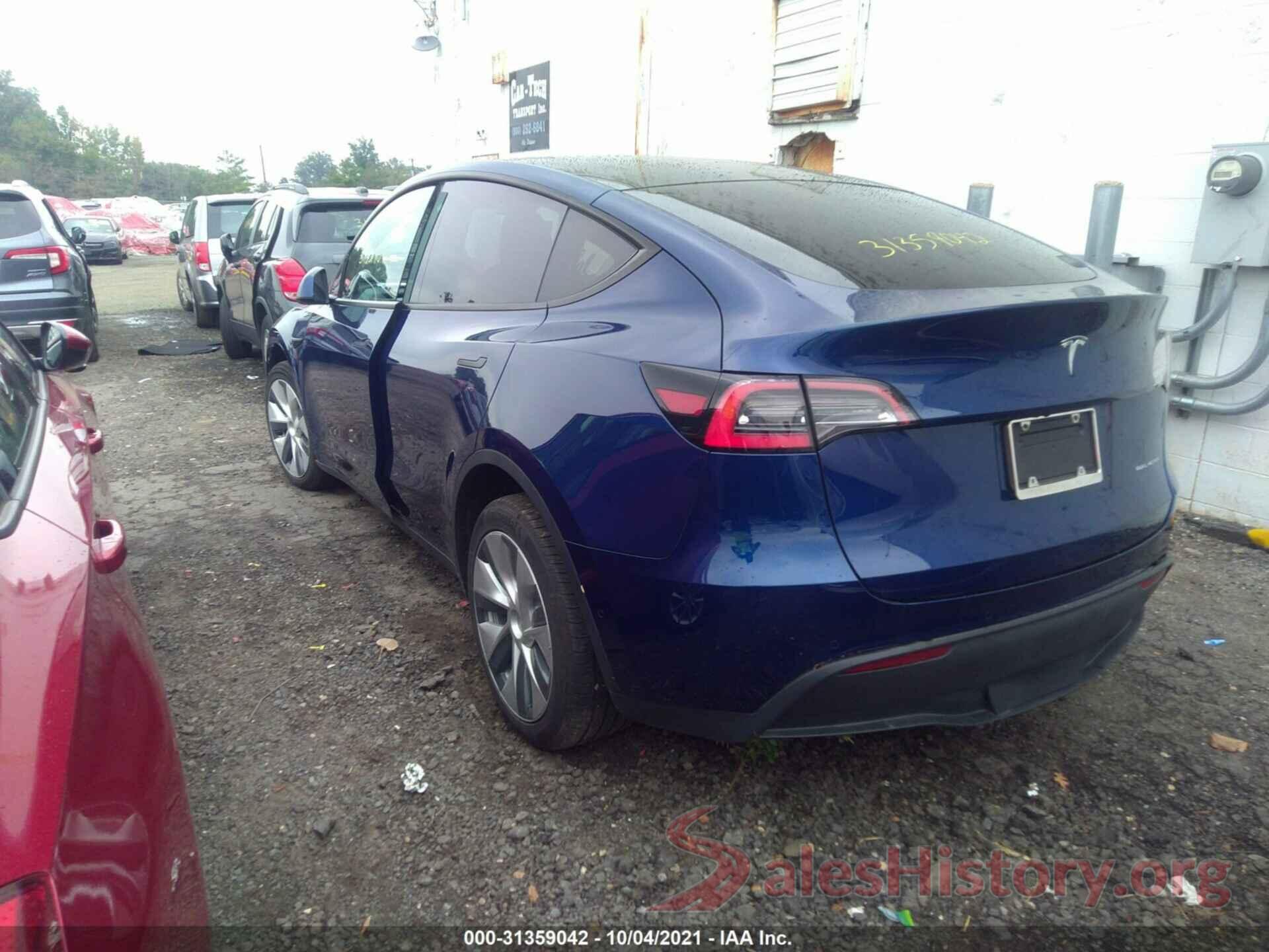 5YJYGDEE5LF045287 2020 TESLA MODEL Y