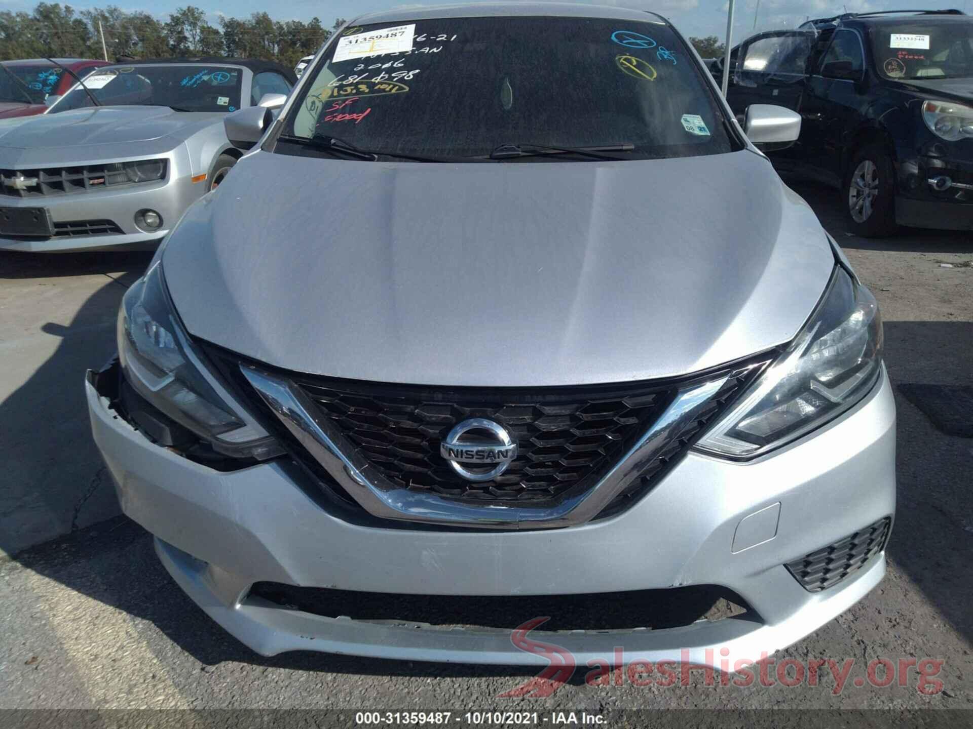 3N1AB7AP0GL681098 2016 NISSAN SENTRA