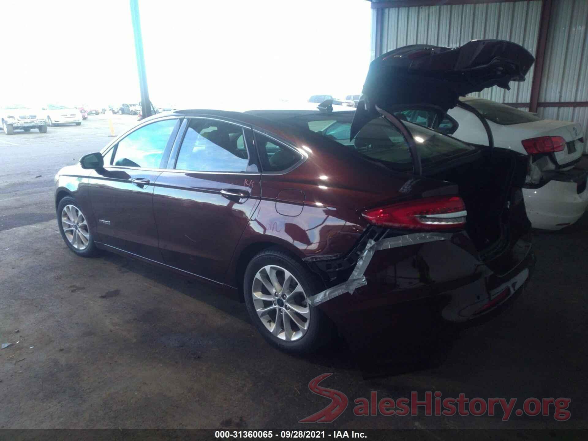 3FA6P0MU8KR239940 2019 FORD FUSION HYBRID