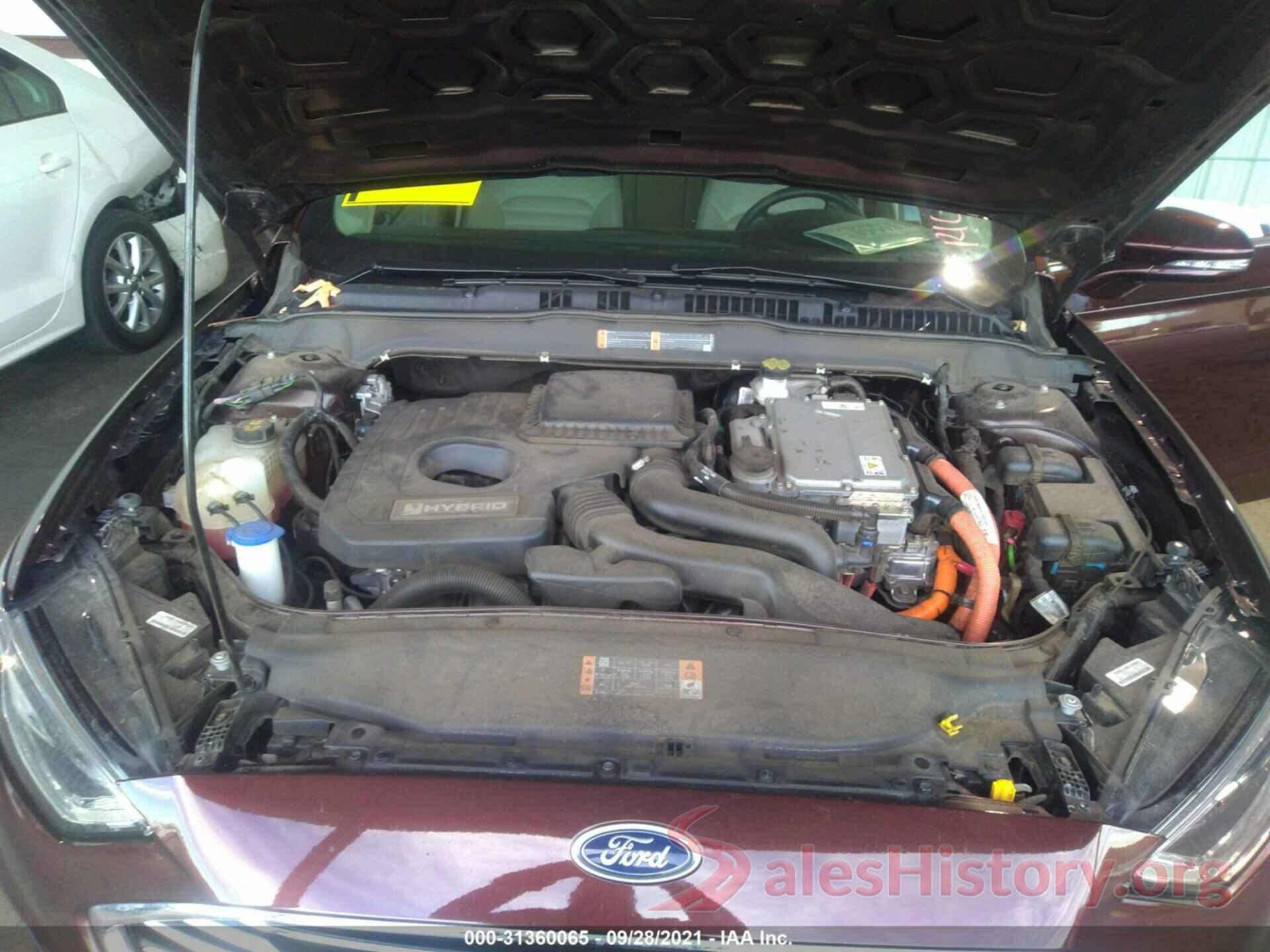 3FA6P0MU8KR239940 2019 FORD FUSION HYBRID