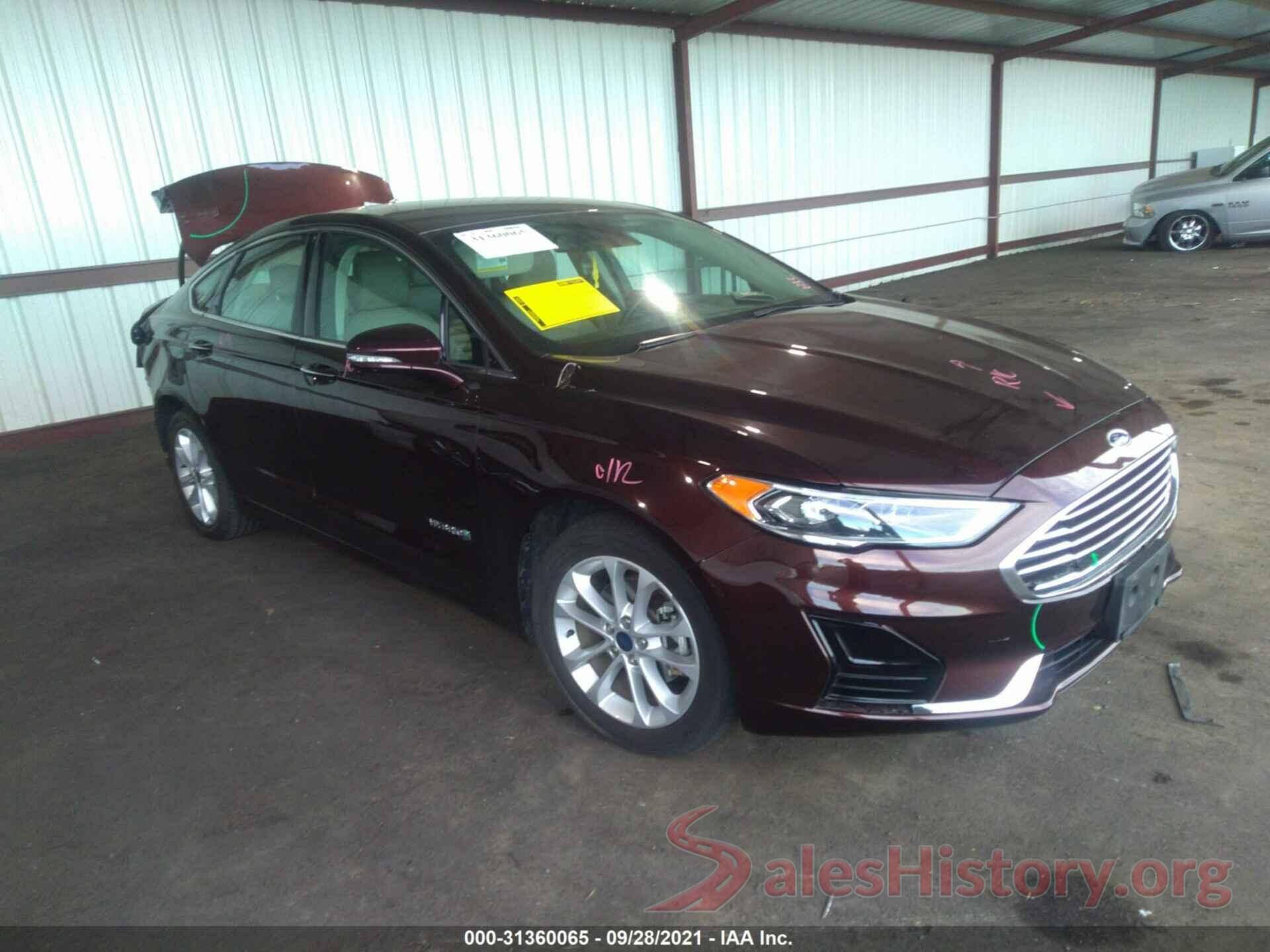 3FA6P0MU8KR239940 2019 FORD FUSION HYBRID