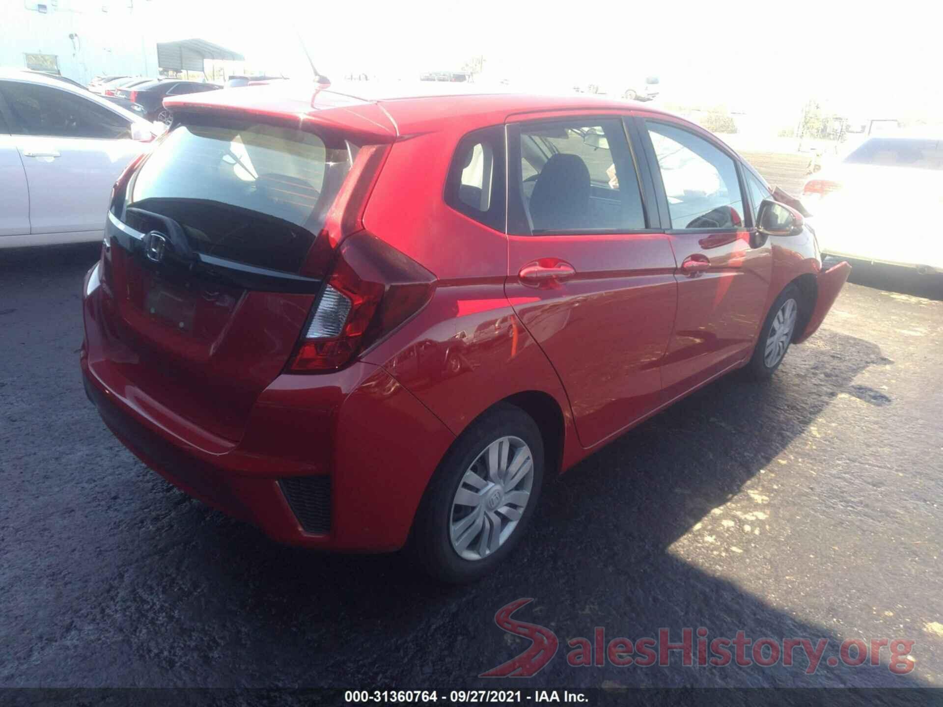 JHMGK5H59GS004891 2016 HONDA FIT