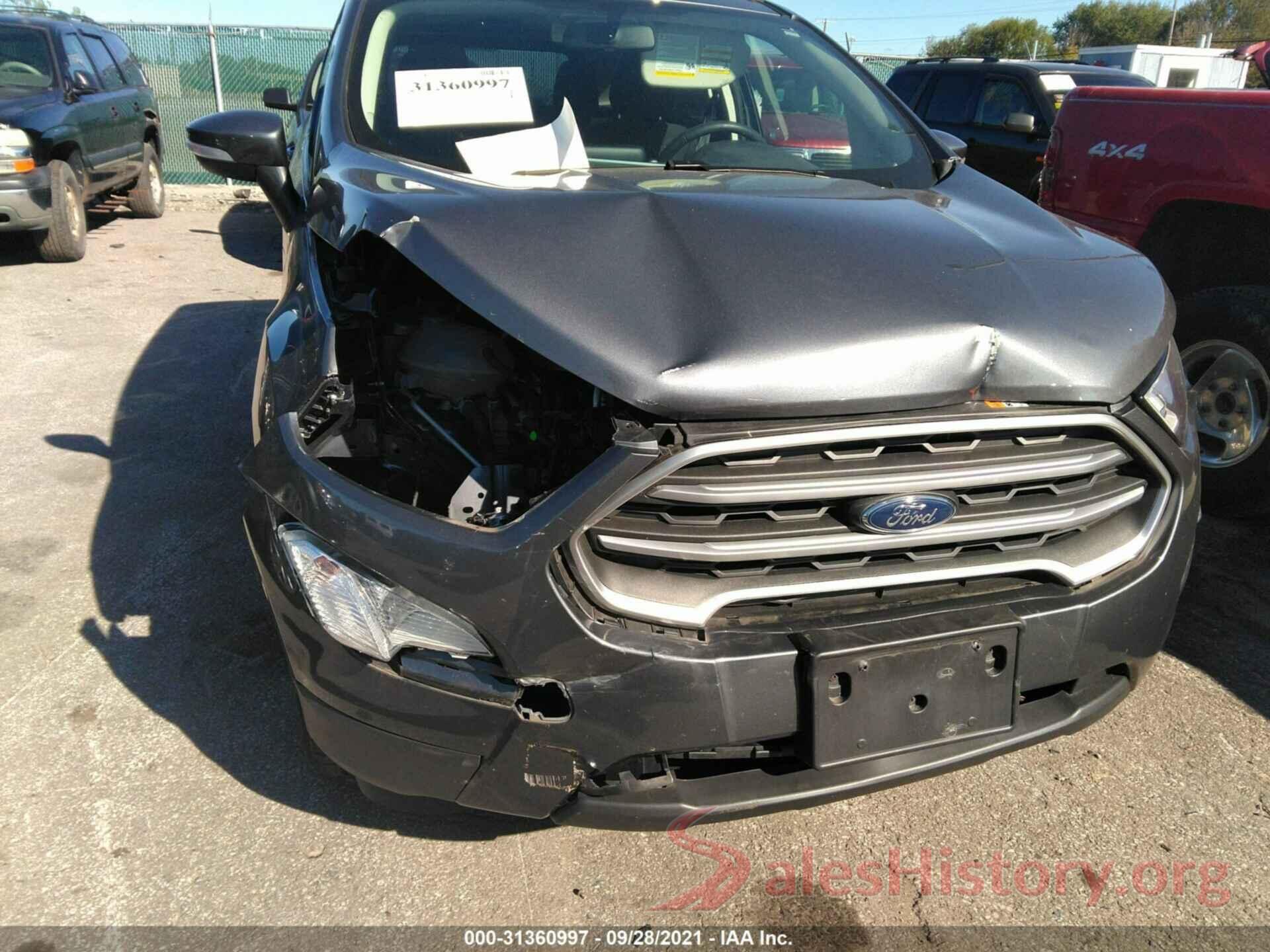 MAJ6S3GL3KC294863 2019 FORD ECOSPORT