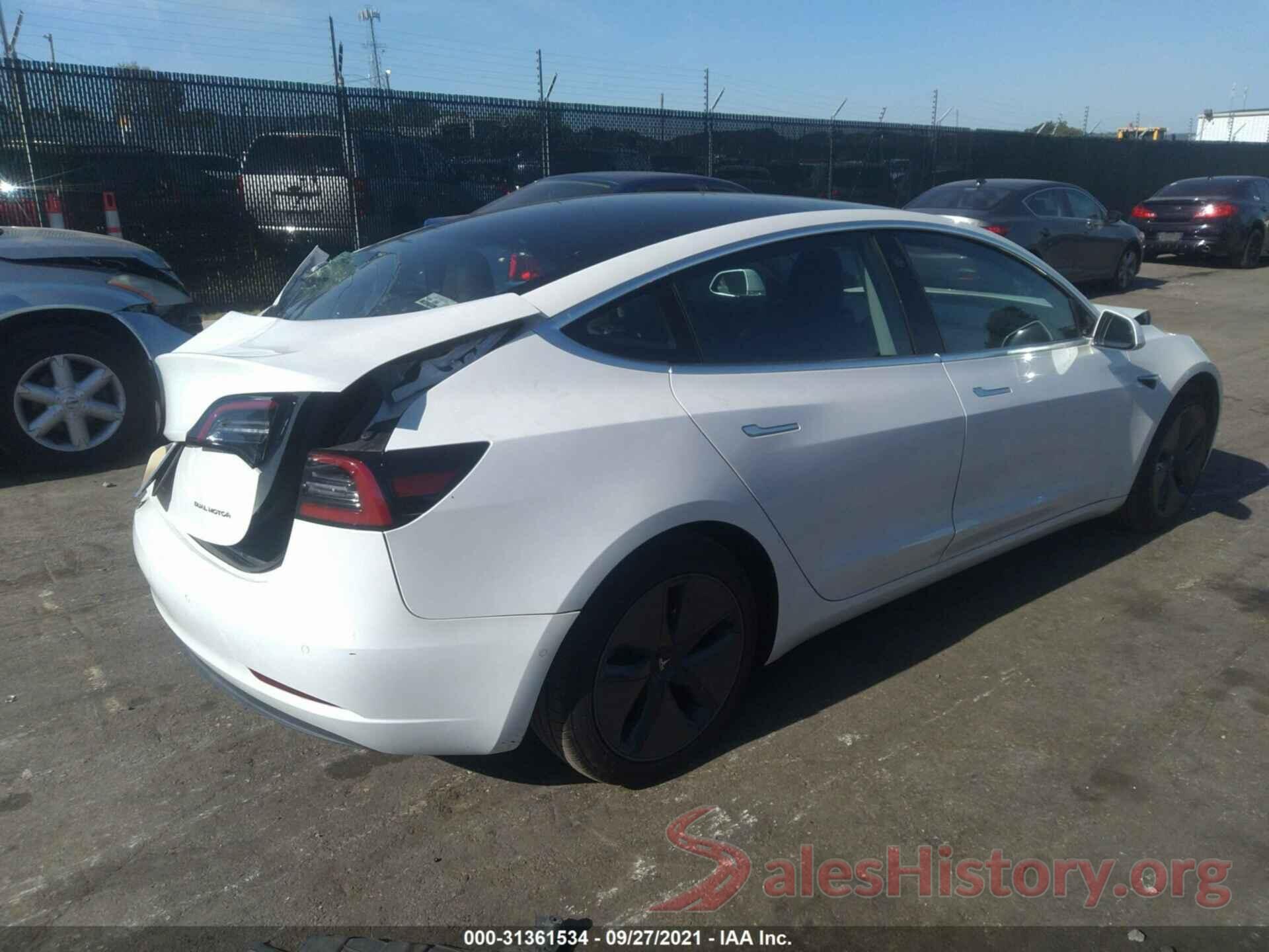 5YJ3E1EB1LF795130 2020 TESLA MODEL 3