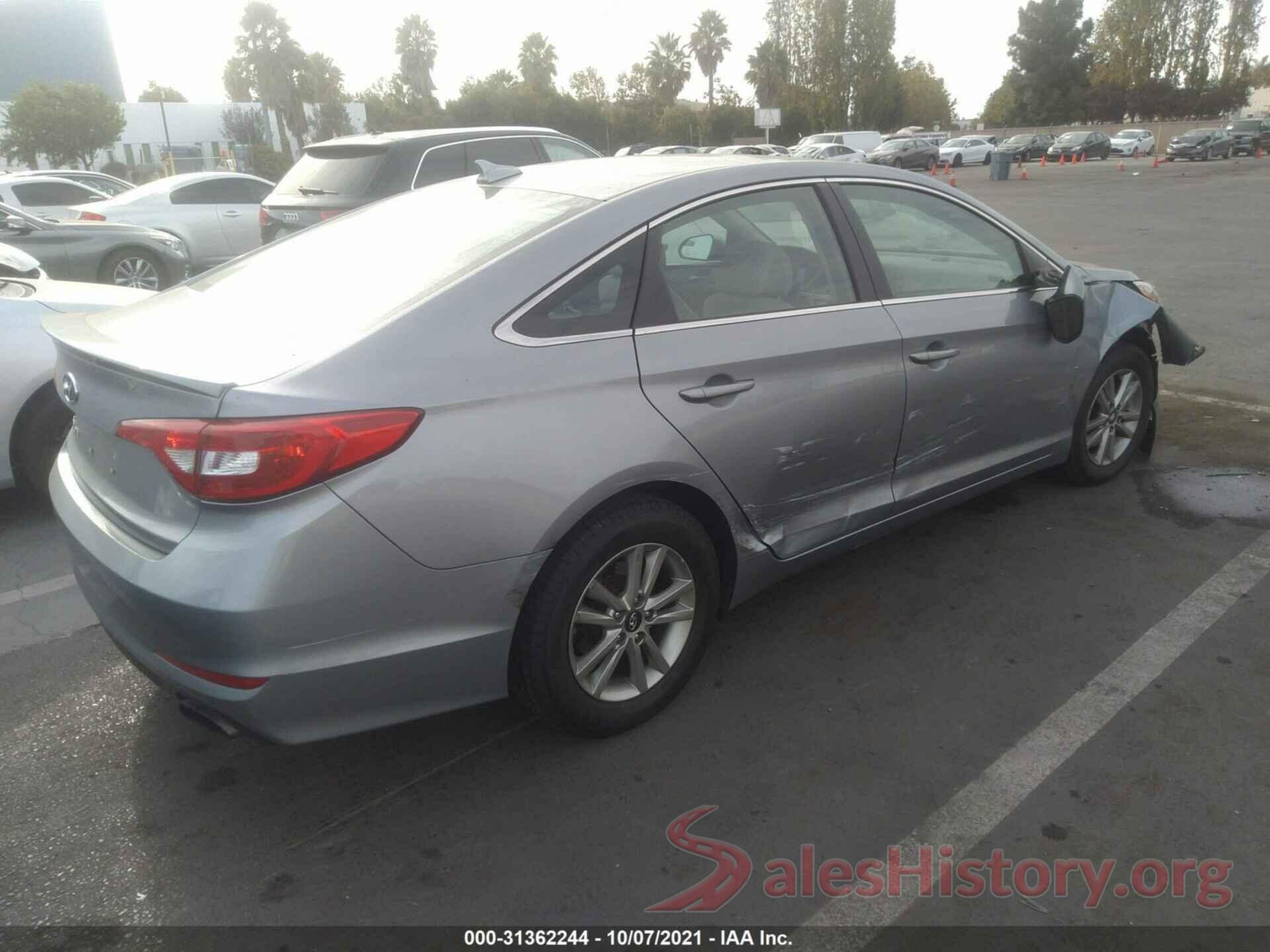 5NPE24AFXHH447962 2017 HYUNDAI SONATA