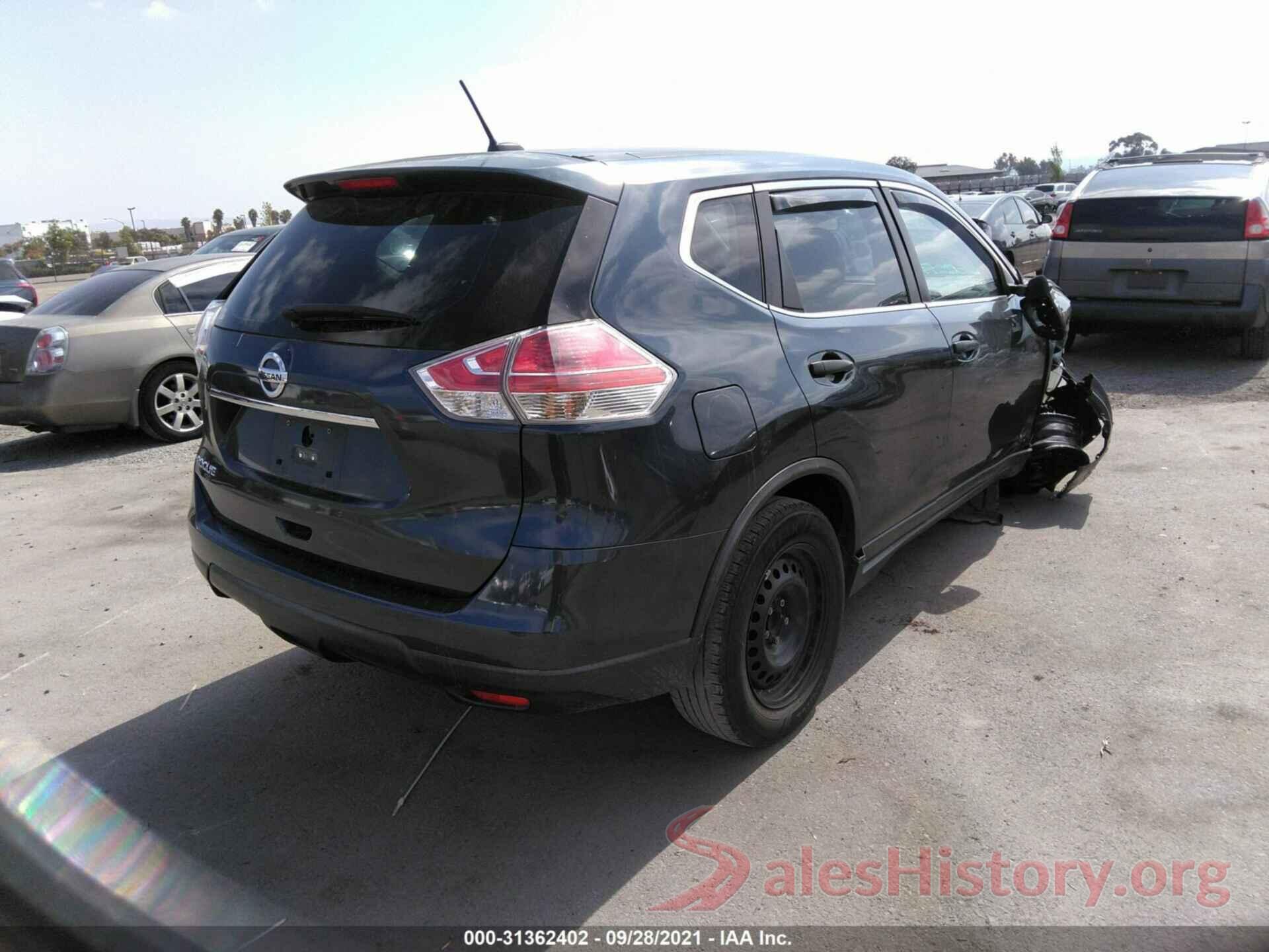 KNMAT2MT1GP594059 2016 NISSAN ROGUE