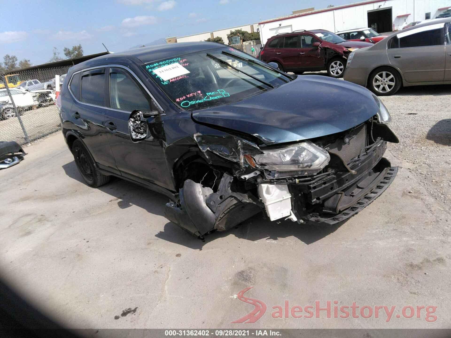 KNMAT2MT1GP594059 2016 NISSAN ROGUE