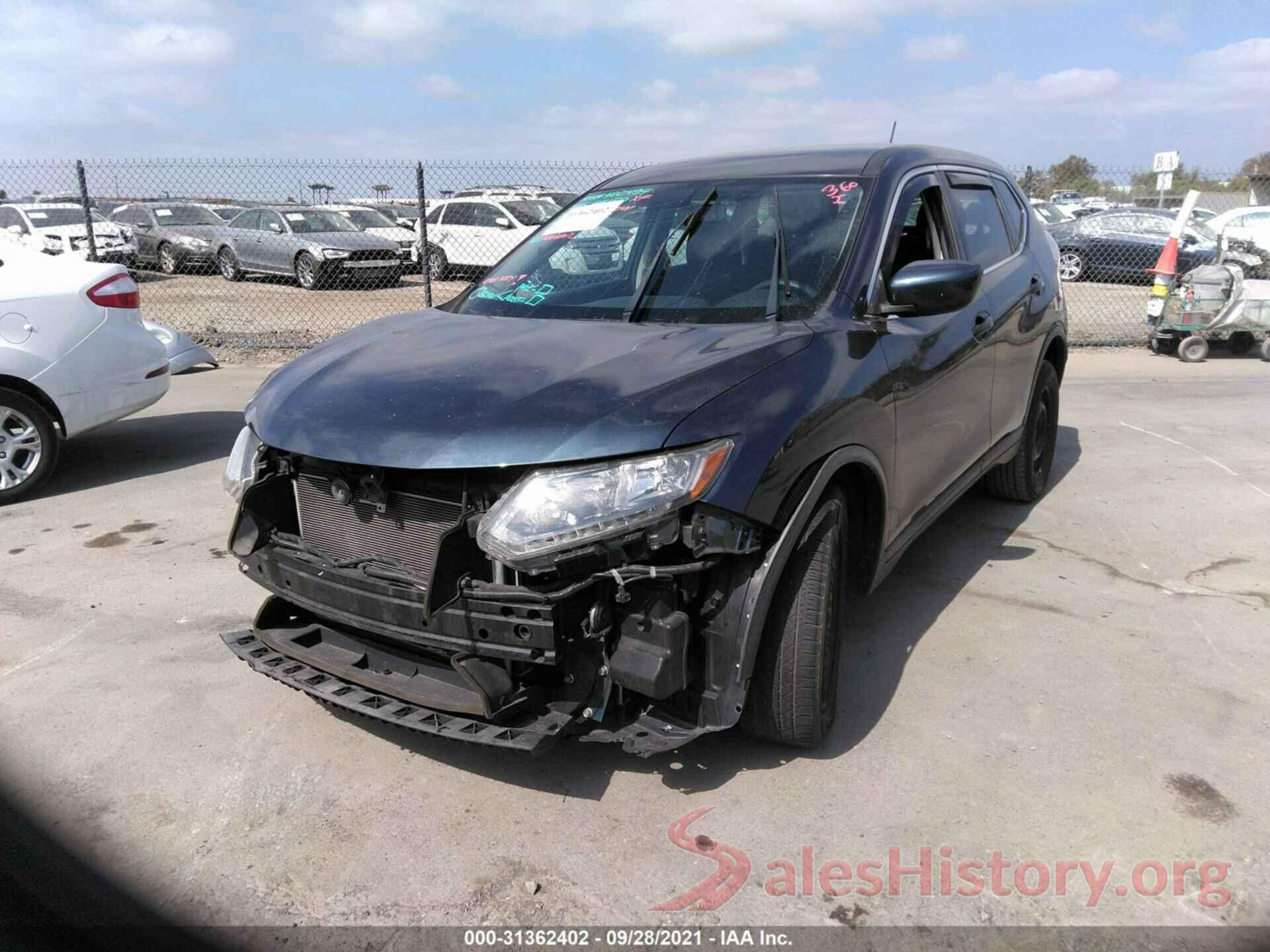 KNMAT2MT1GP594059 2016 NISSAN ROGUE