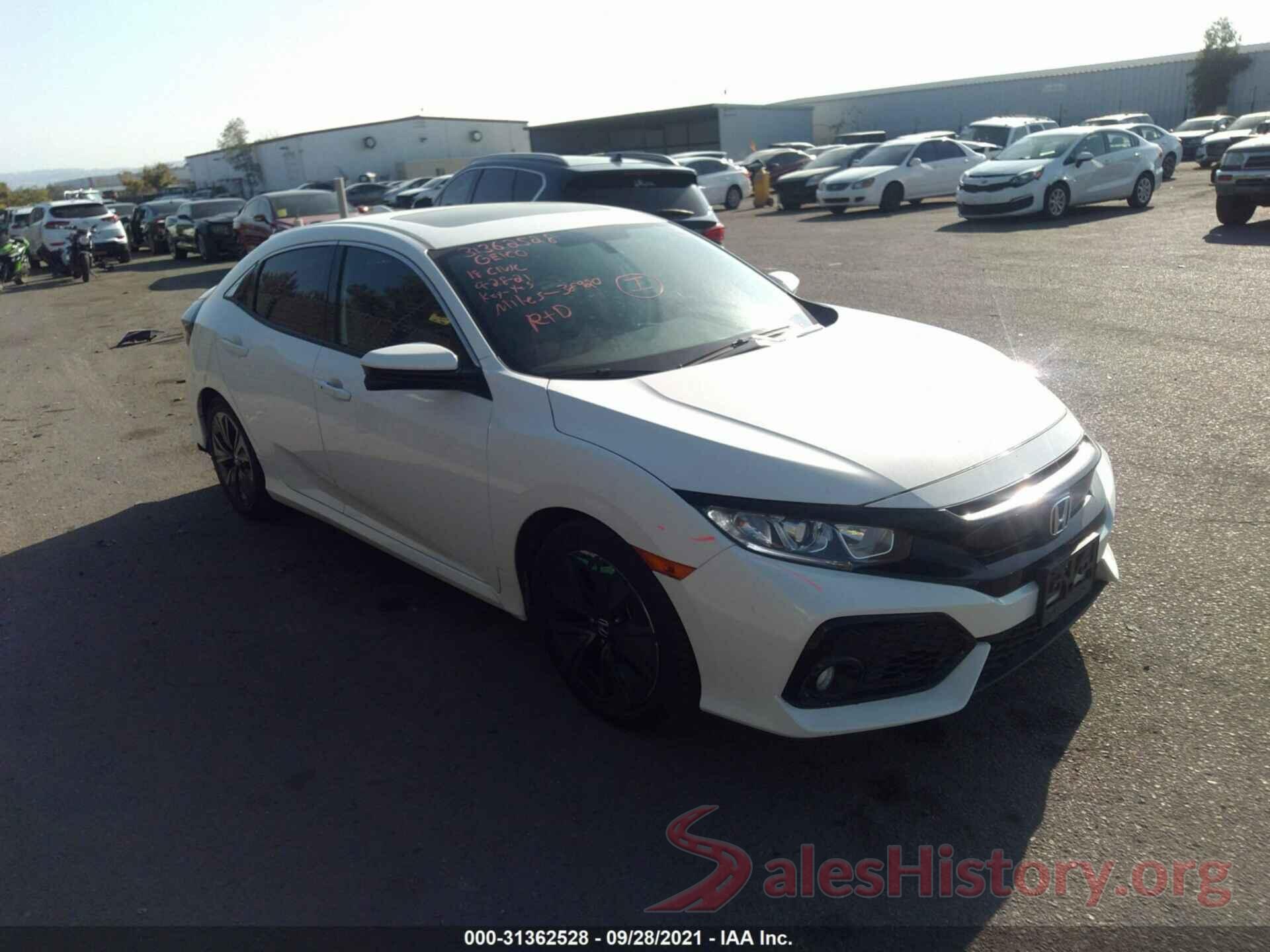 SHHFK7H52JU417098 2018 HONDA CIVIC HATCHBACK