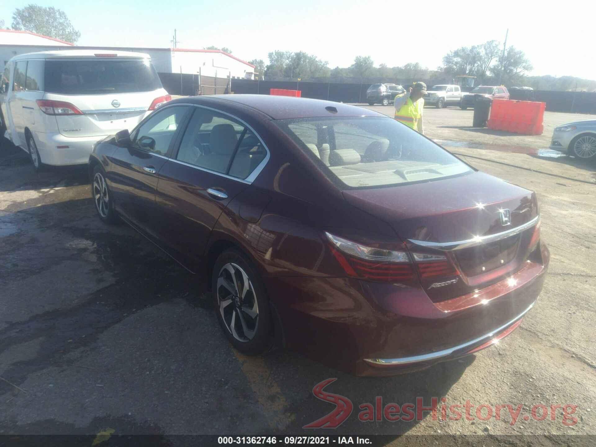 1HGCR2F89GA017705 2016 HONDA ACCORD SEDAN