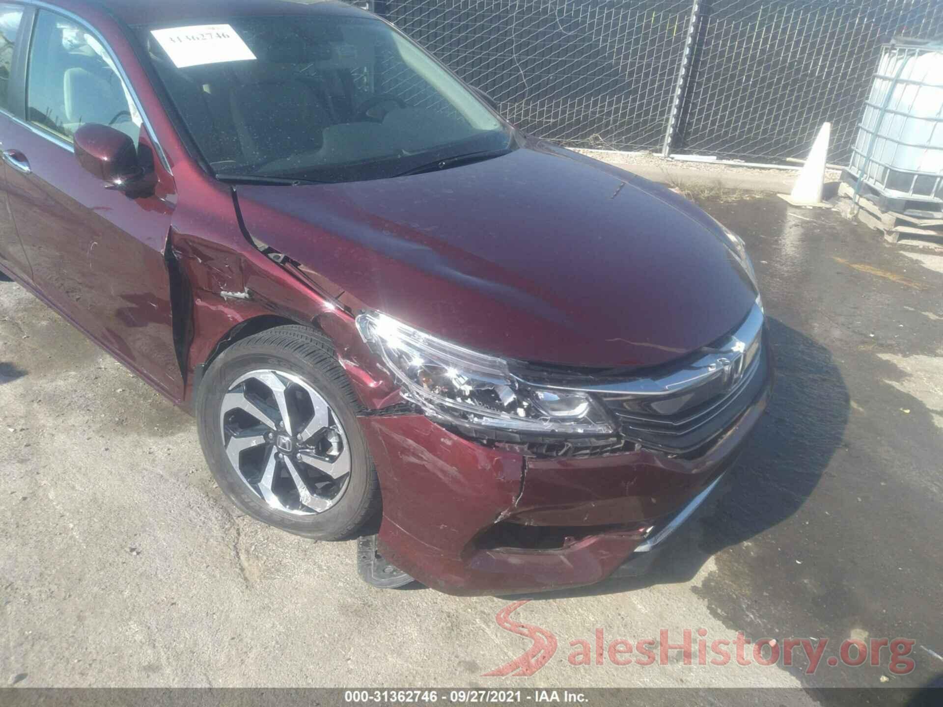 1HGCR2F89GA017705 2016 HONDA ACCORD SEDAN